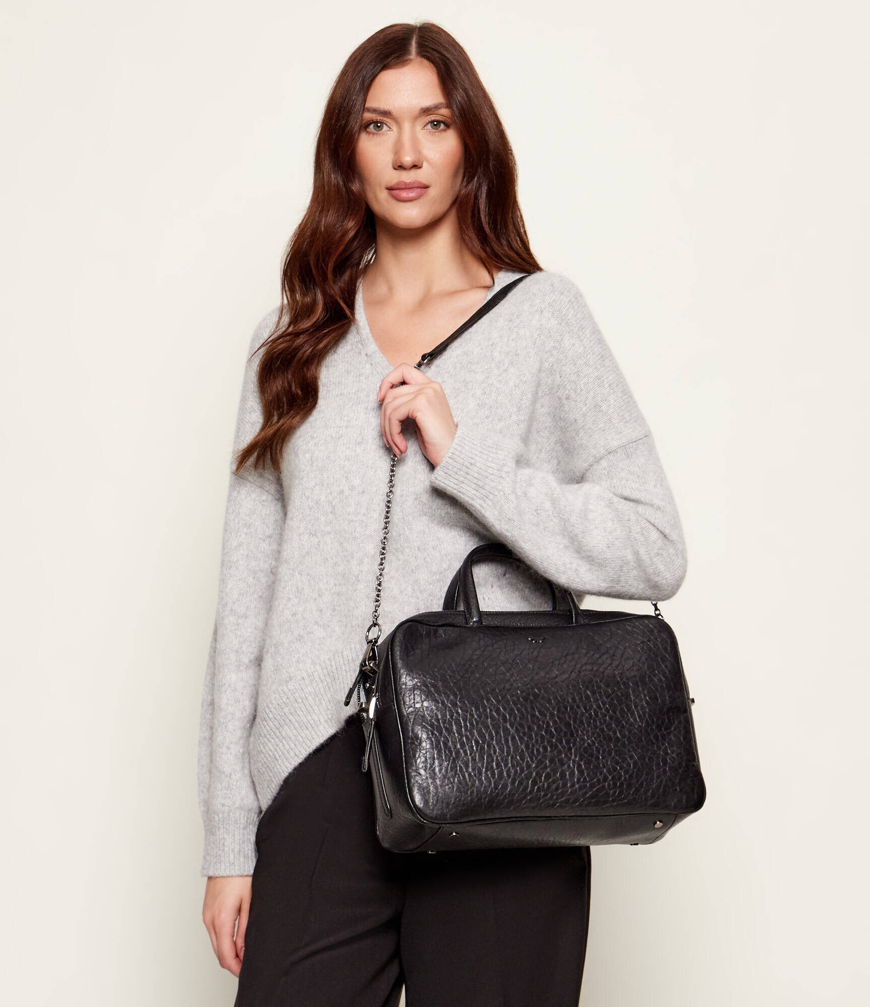 Weekend MaxMara De piele geantă pentru laptop 10" Palos