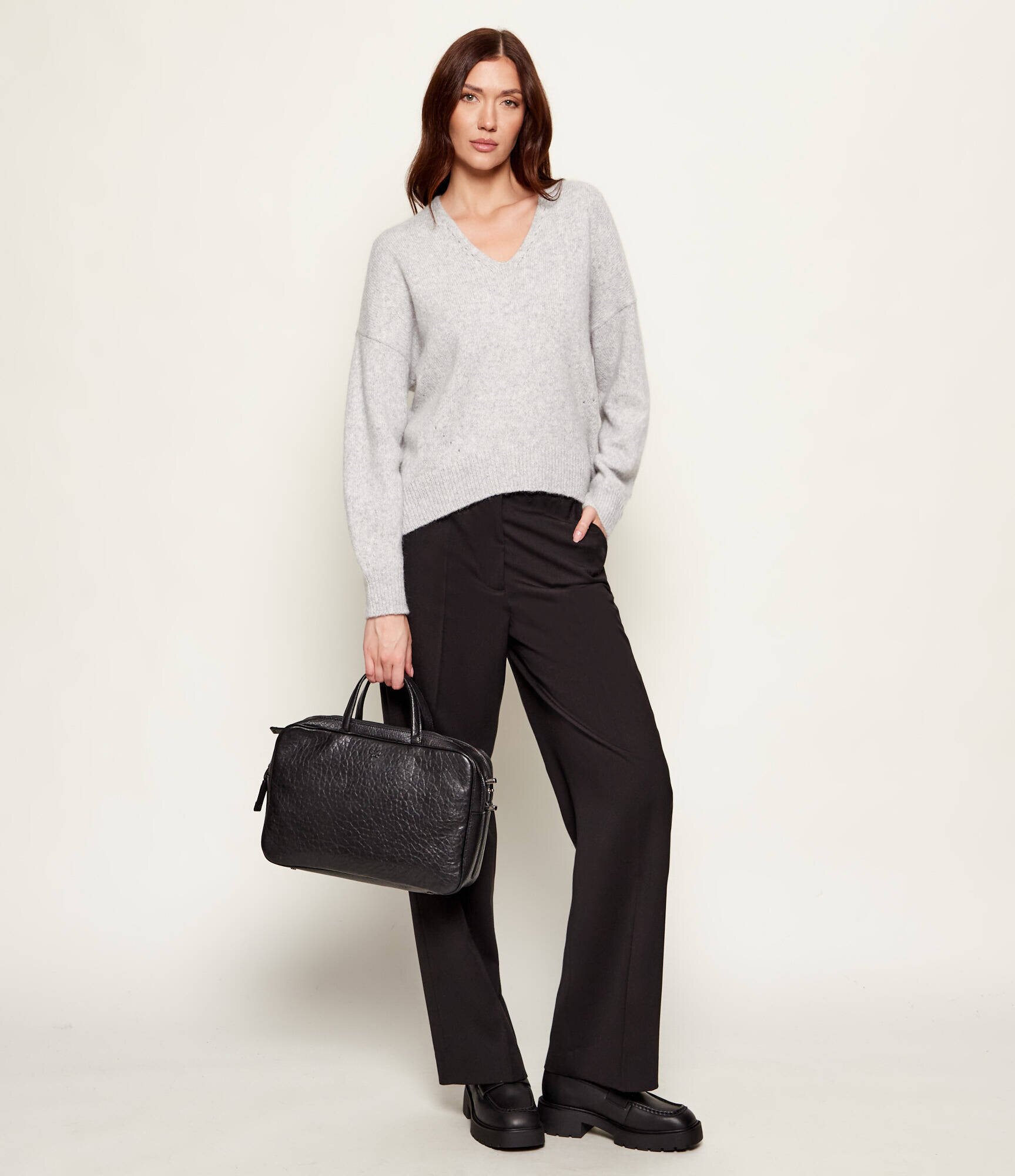 Weekend MaxMara De piele geantă pentru laptop 10" Palos