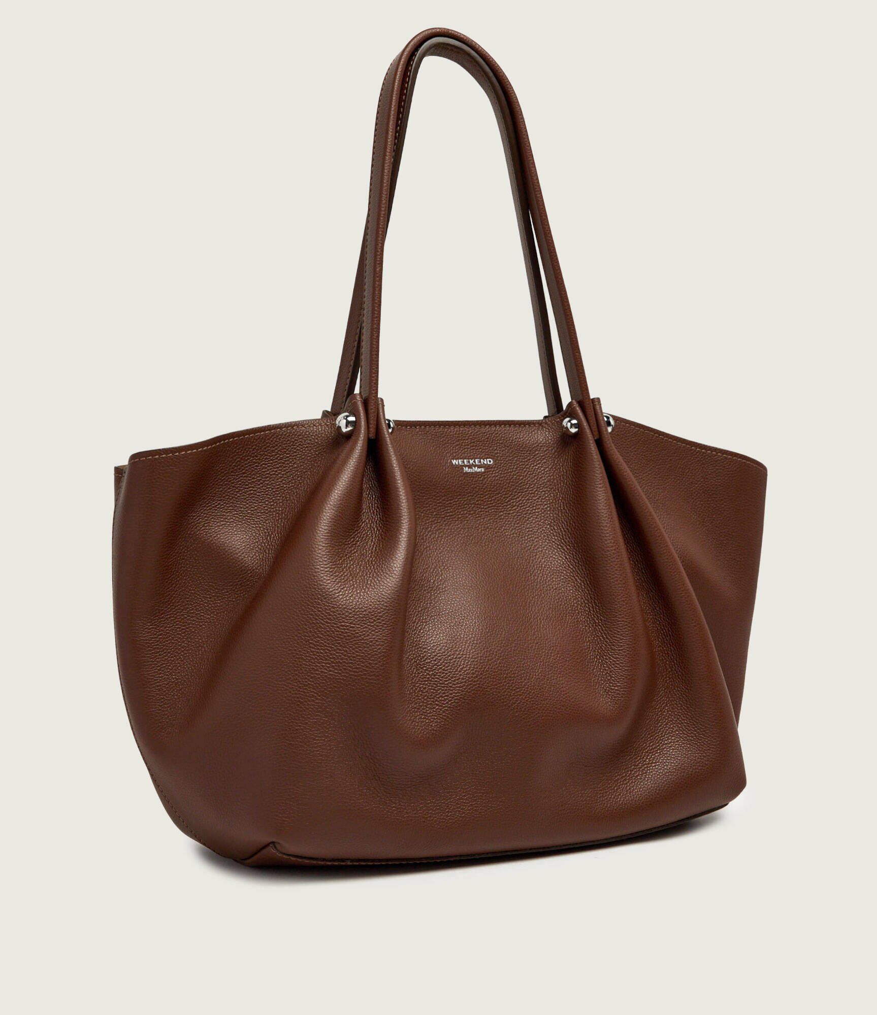 Weekend MaxMara De piele geantă shopper + borsetă Wkasatira