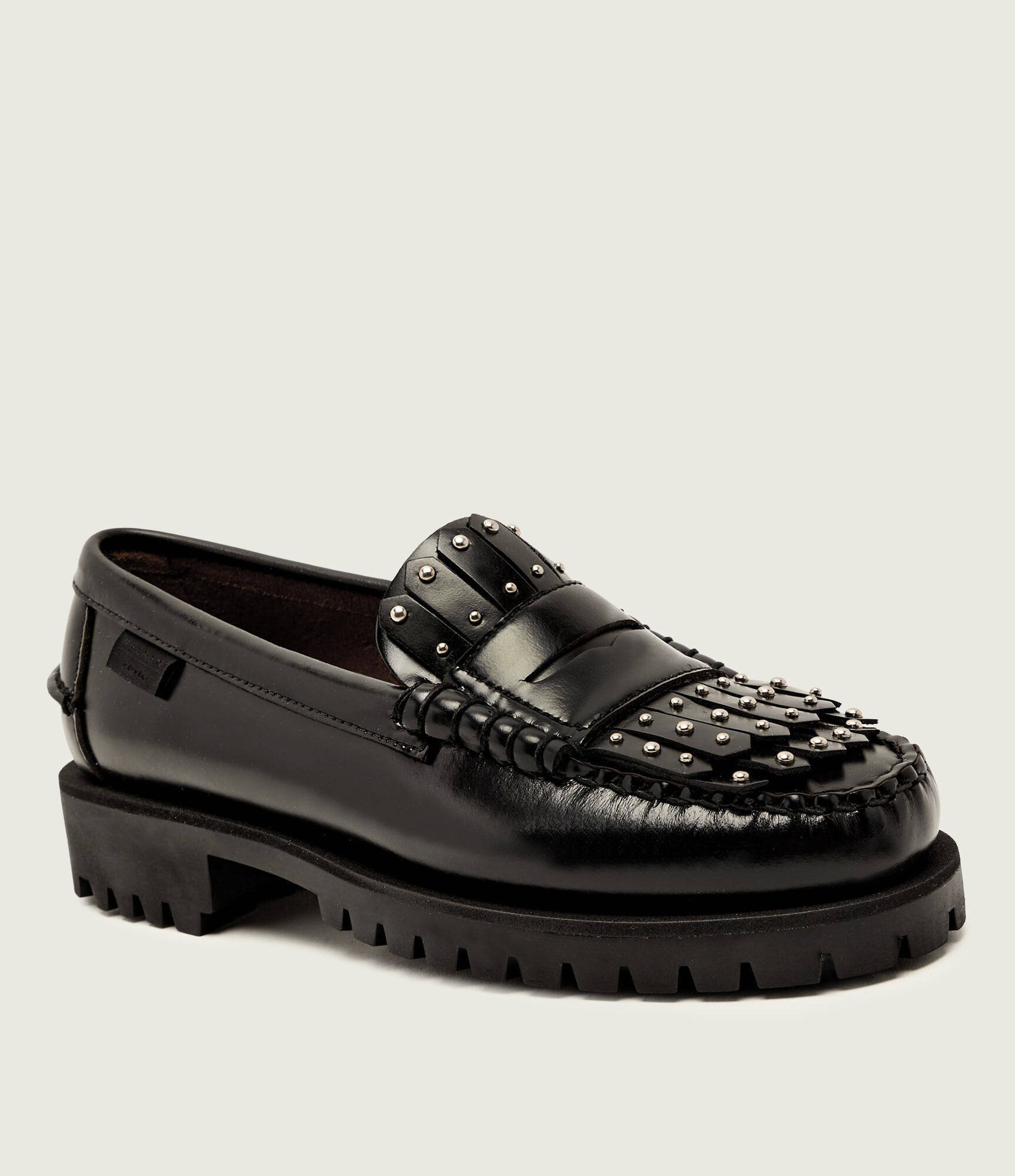 Weekend MaxMara De piele pantofi loafer Weekendanlug