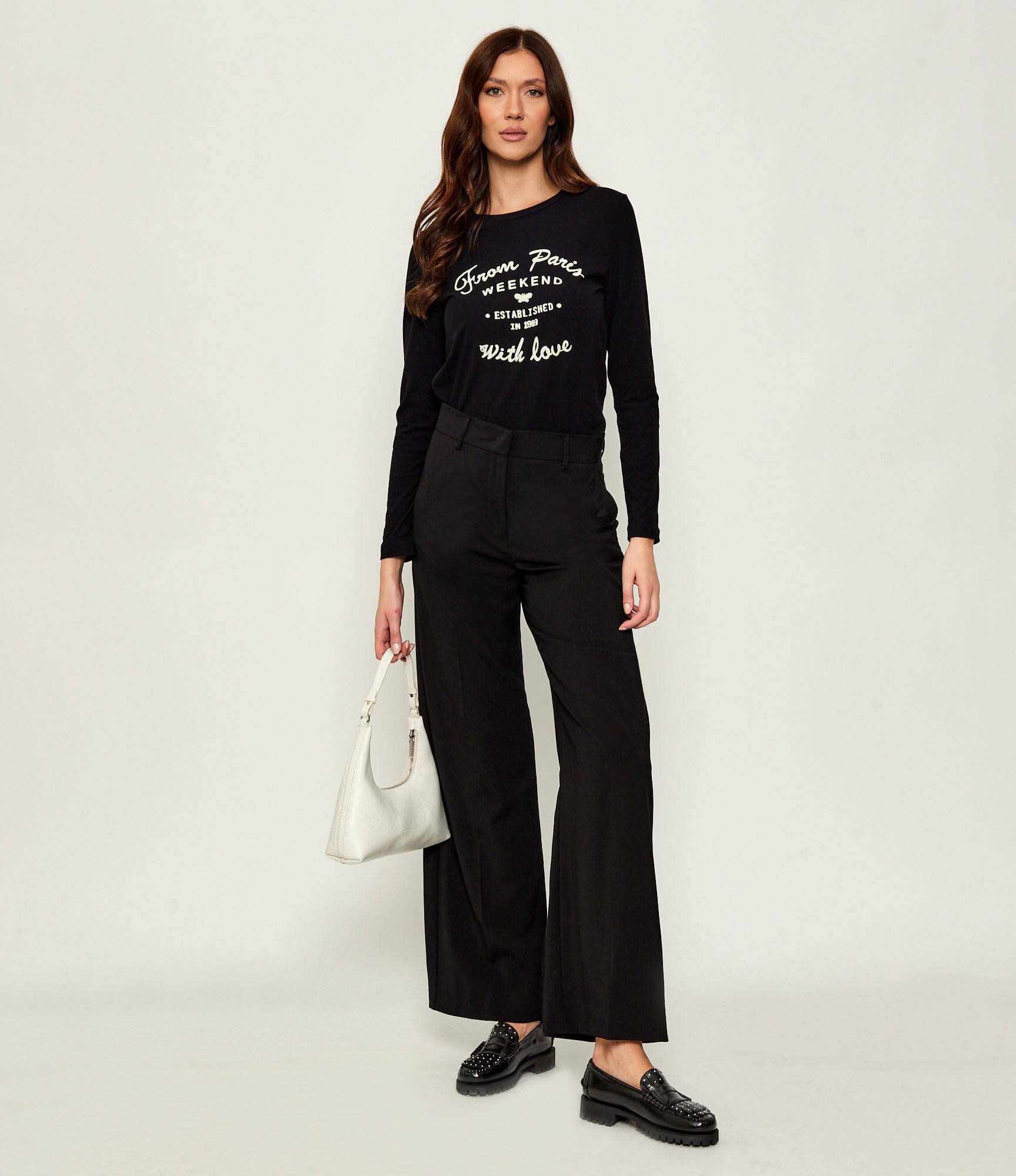 Weekend MaxMara De piele pantofi loafer Weekendanlug