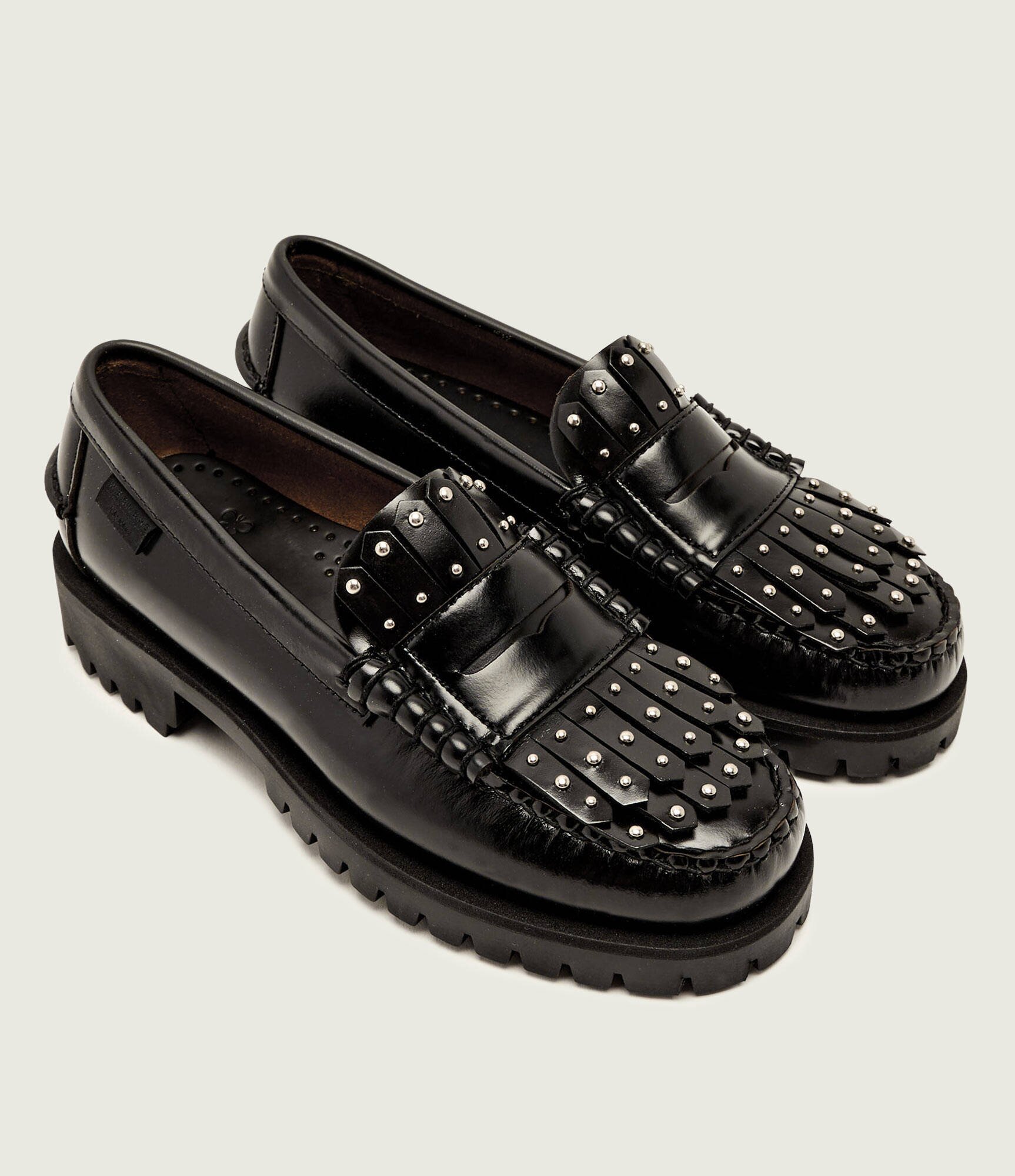 Weekend MaxMara De piele pantofi loafer Weekendanlug