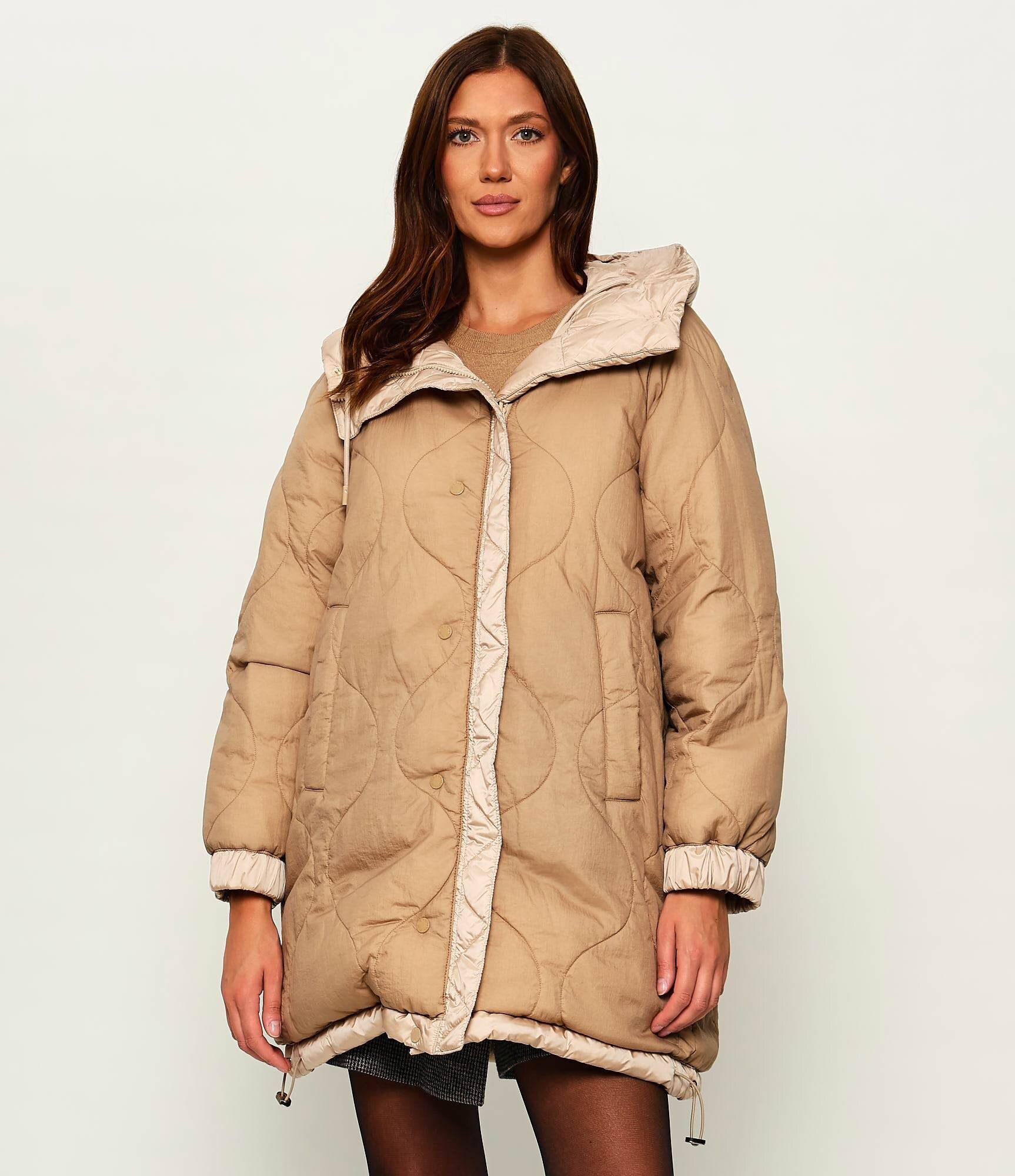 Weekend MaxMara De puf cu două fețe geacă ANFORA | Loose fit