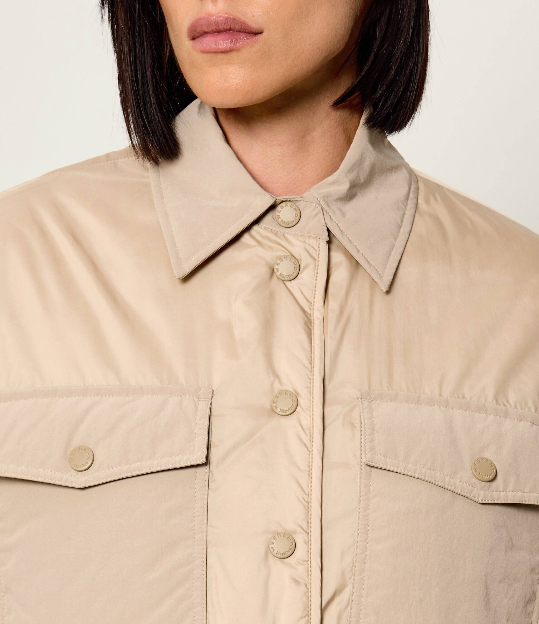 Weekend MaxMara Geacă cu două fețe Wkdsughero | regular fit cu adaos de lână