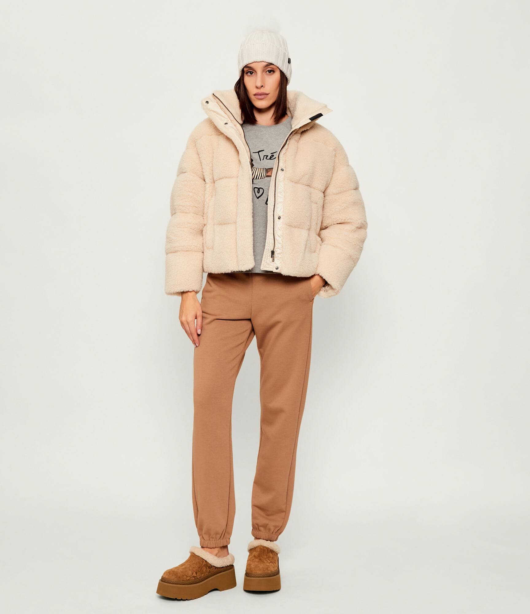 Weekend MaxMara Geacă de puf ALFRED | Loose fit cu adaos de lână
