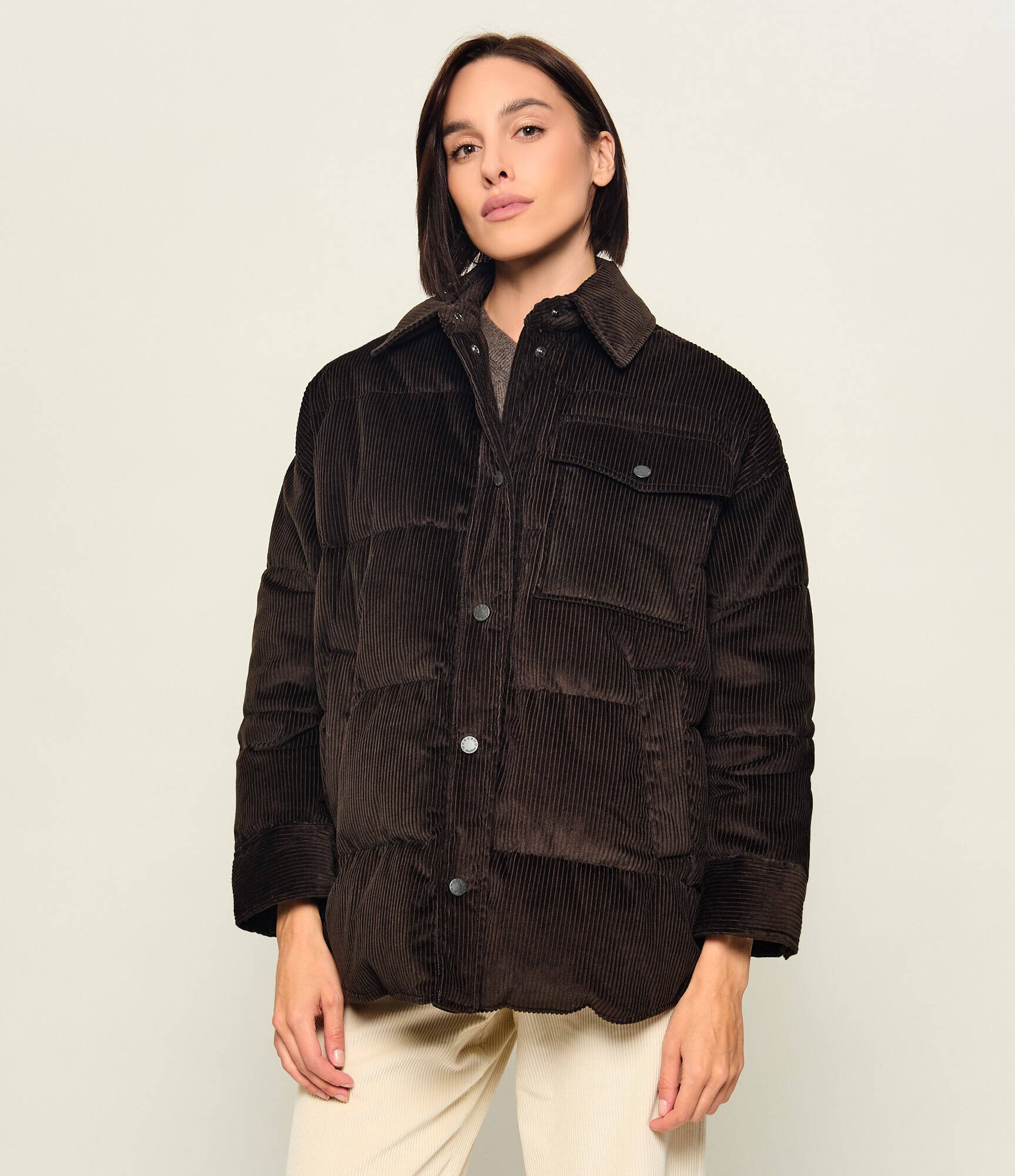 Weekend MaxMara Geacă de puf Wkdgiorno | Loose fit | catifea reiată