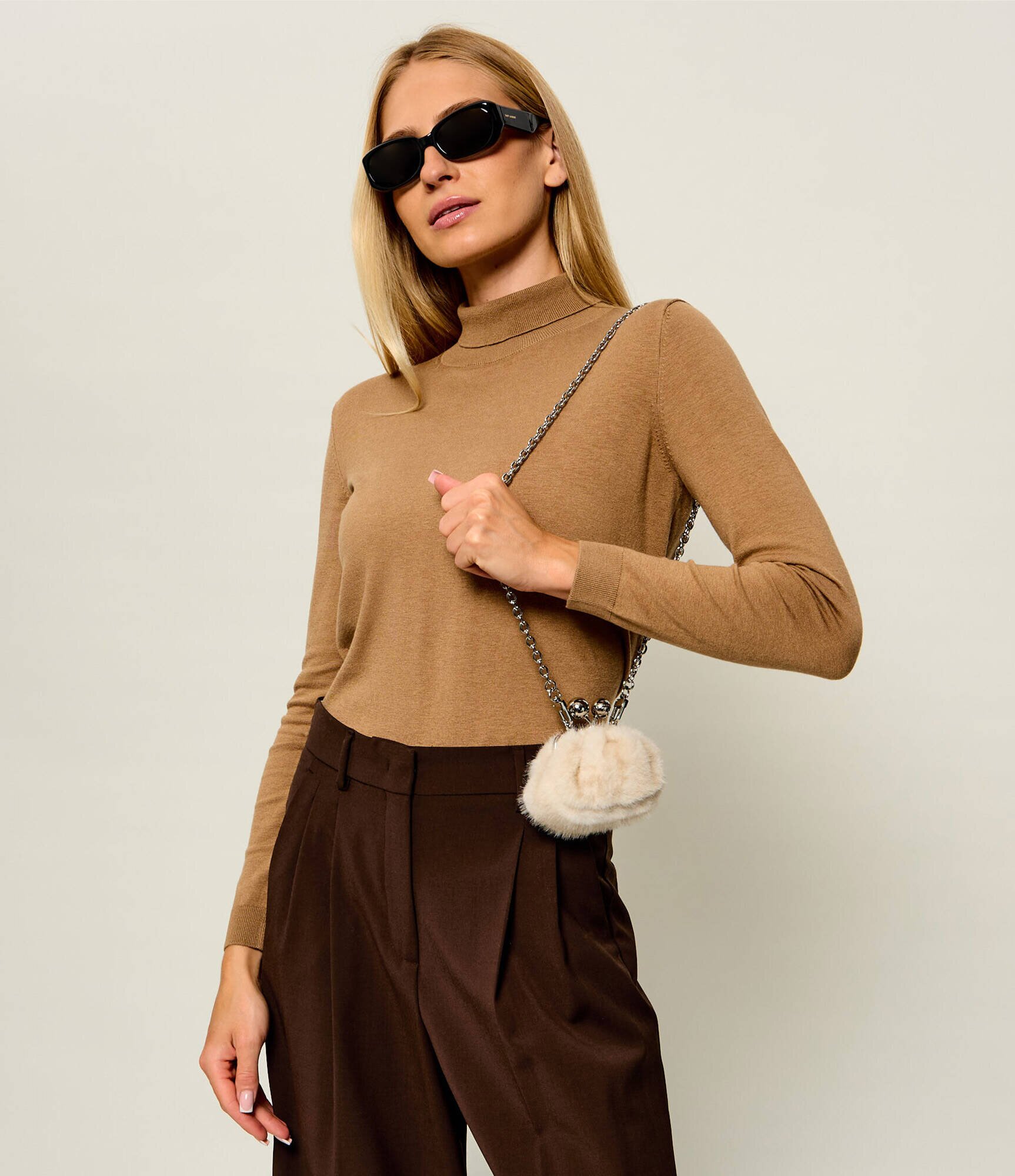 Weekend MaxMara Geantă pe umăr Wkatubo Pasticcino