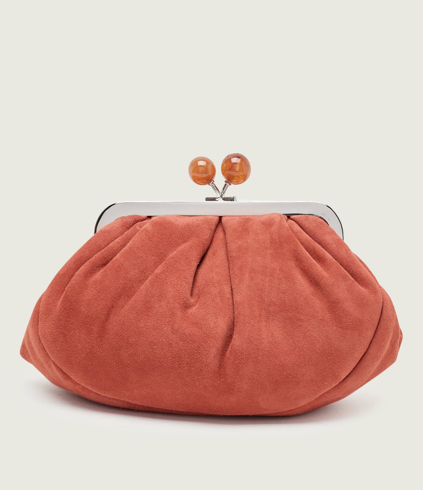 Weekend MaxMara Geantă pe umăr Wkavalois Pasticcino | piele întoarsă