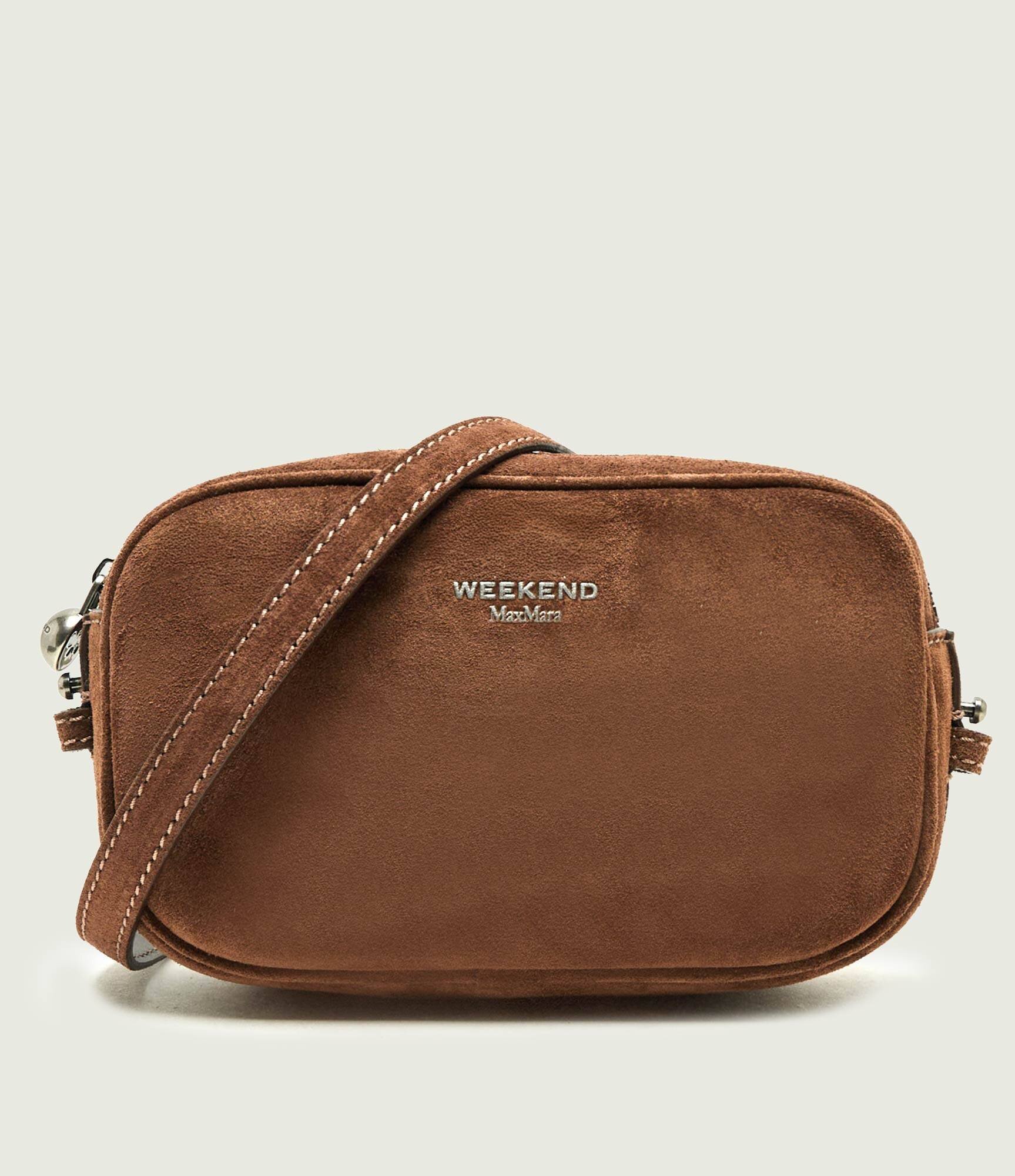 Weekend MaxMara Geantă poștaș Wkastruzzo | piele întoarsă