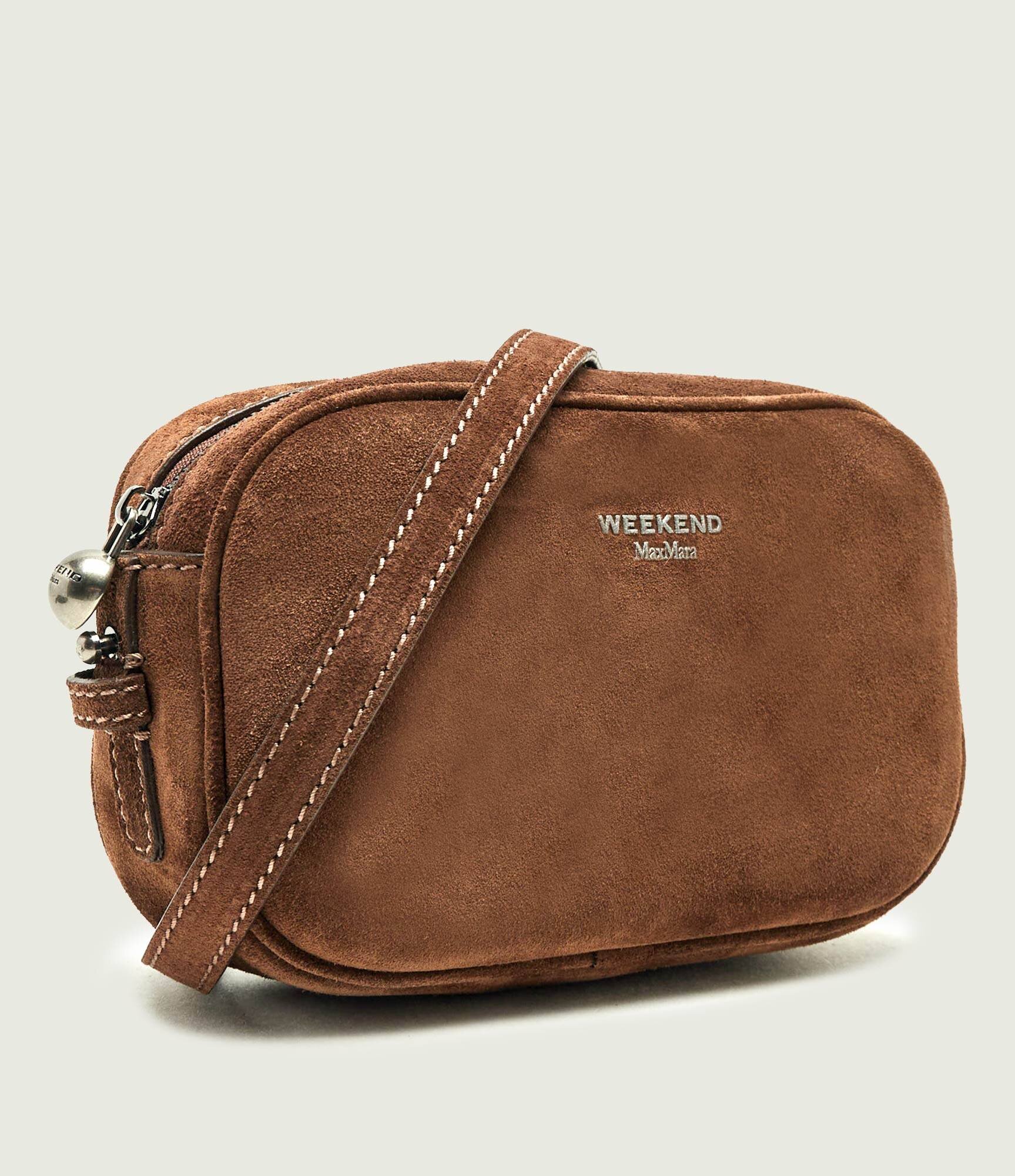 Weekend MaxMara Geantă poștaș Wkastruzzo | piele întoarsă