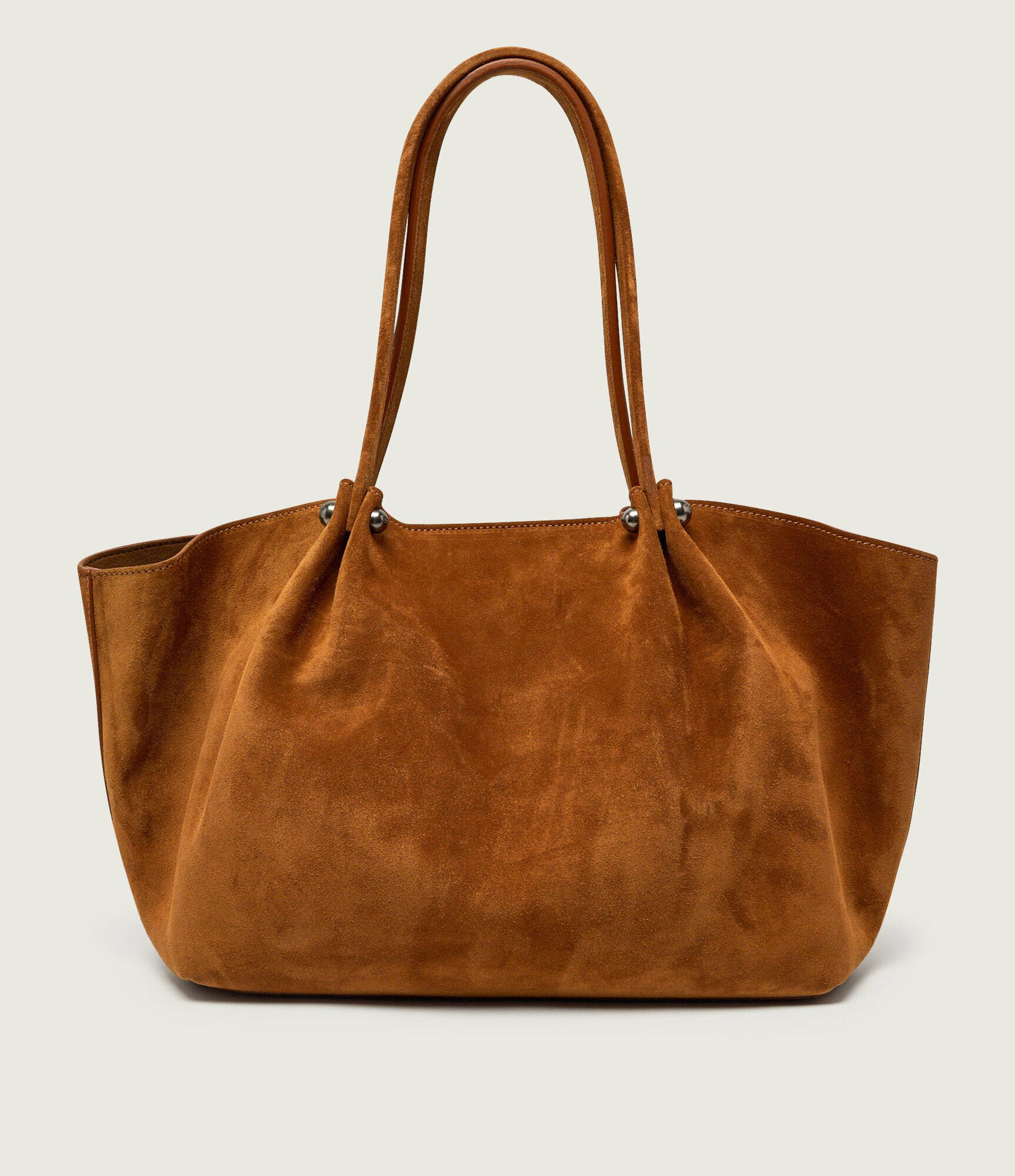 Weekend MaxMara Geantă shopper + borsetă Wkapesi | piele întoarsă