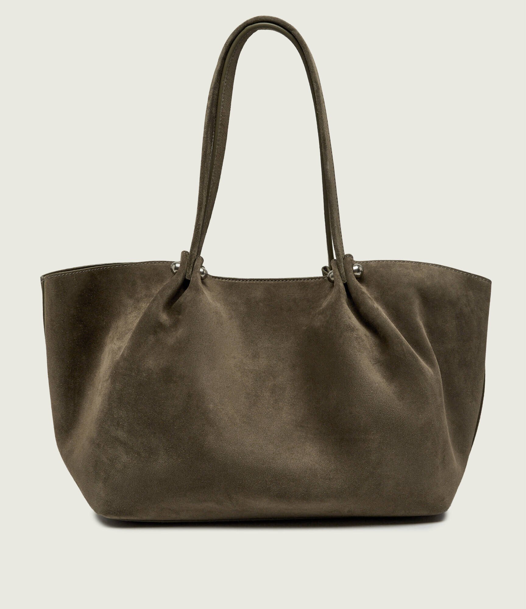 Weekend MaxMara Geantă shopper + borsetă Wkapesi | piele întoarsă