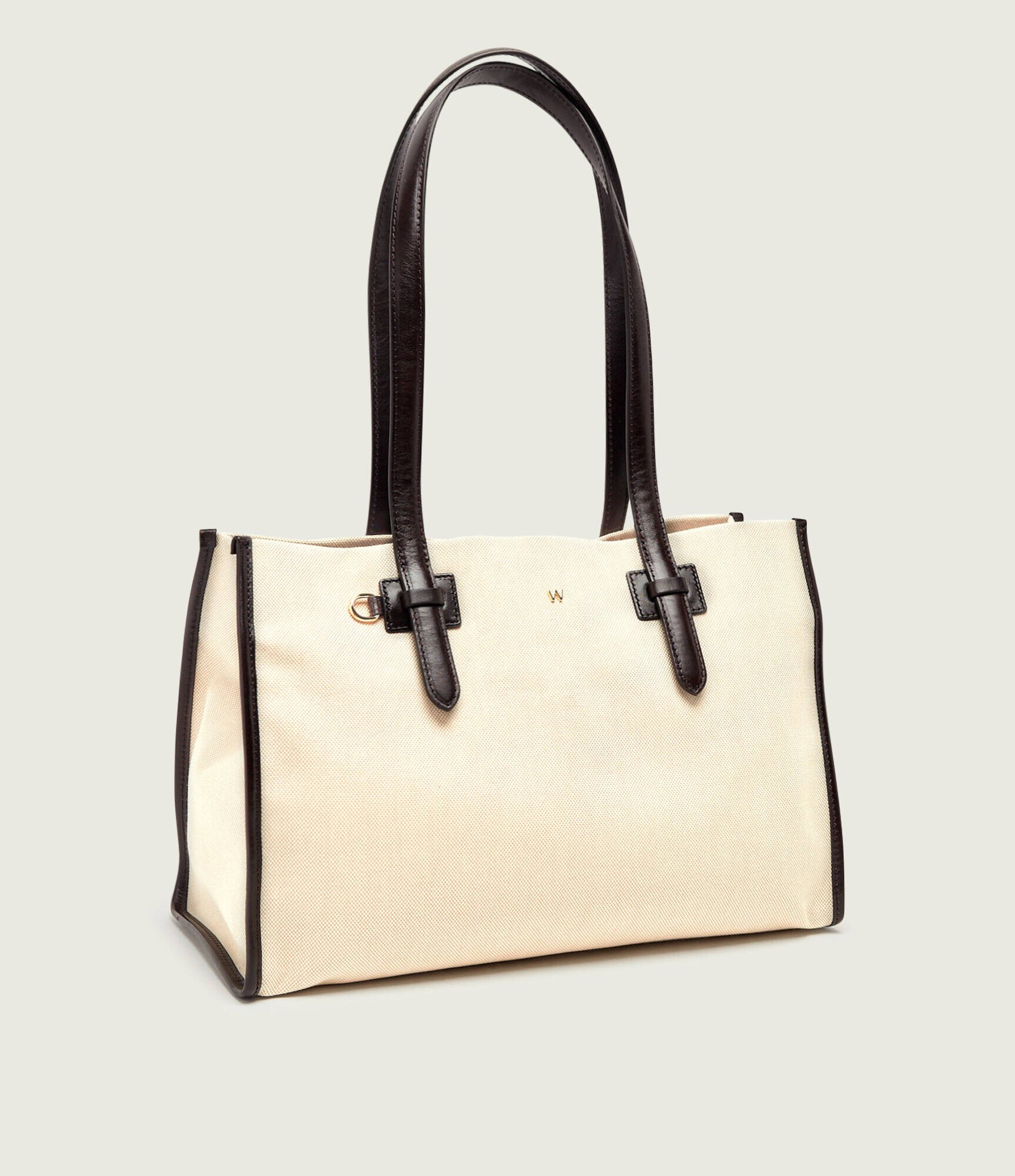 Weekend MaxMara Geantă shopper WKACANDORE cu adaos de piele