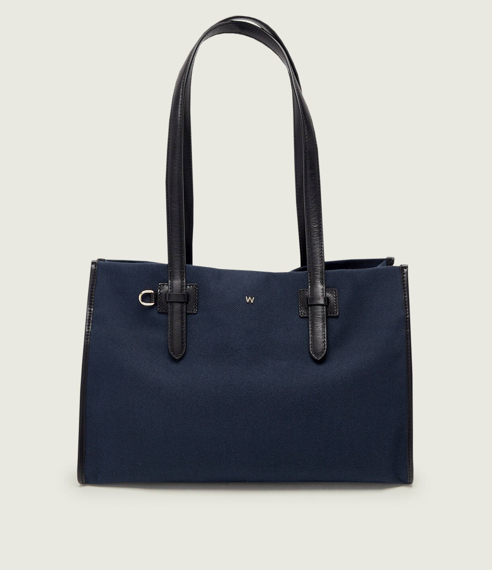 Weekend MaxMara Geantă shopper WKACANDORE cu adaos de piele
