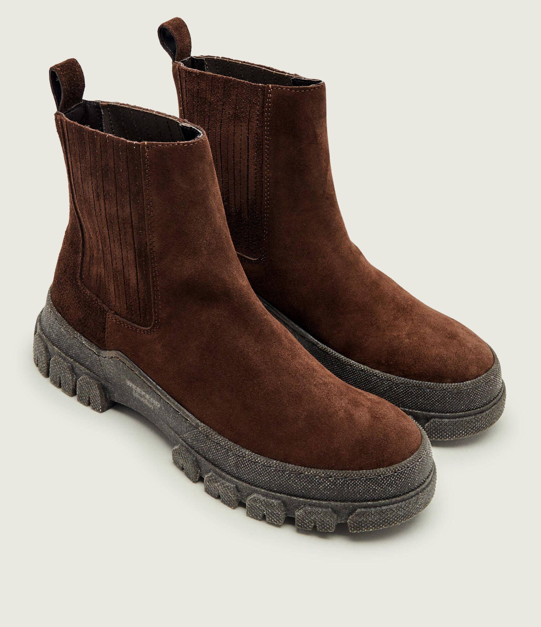 Weekend MaxMara Ghete chelsea Genepi | piele întoarsă