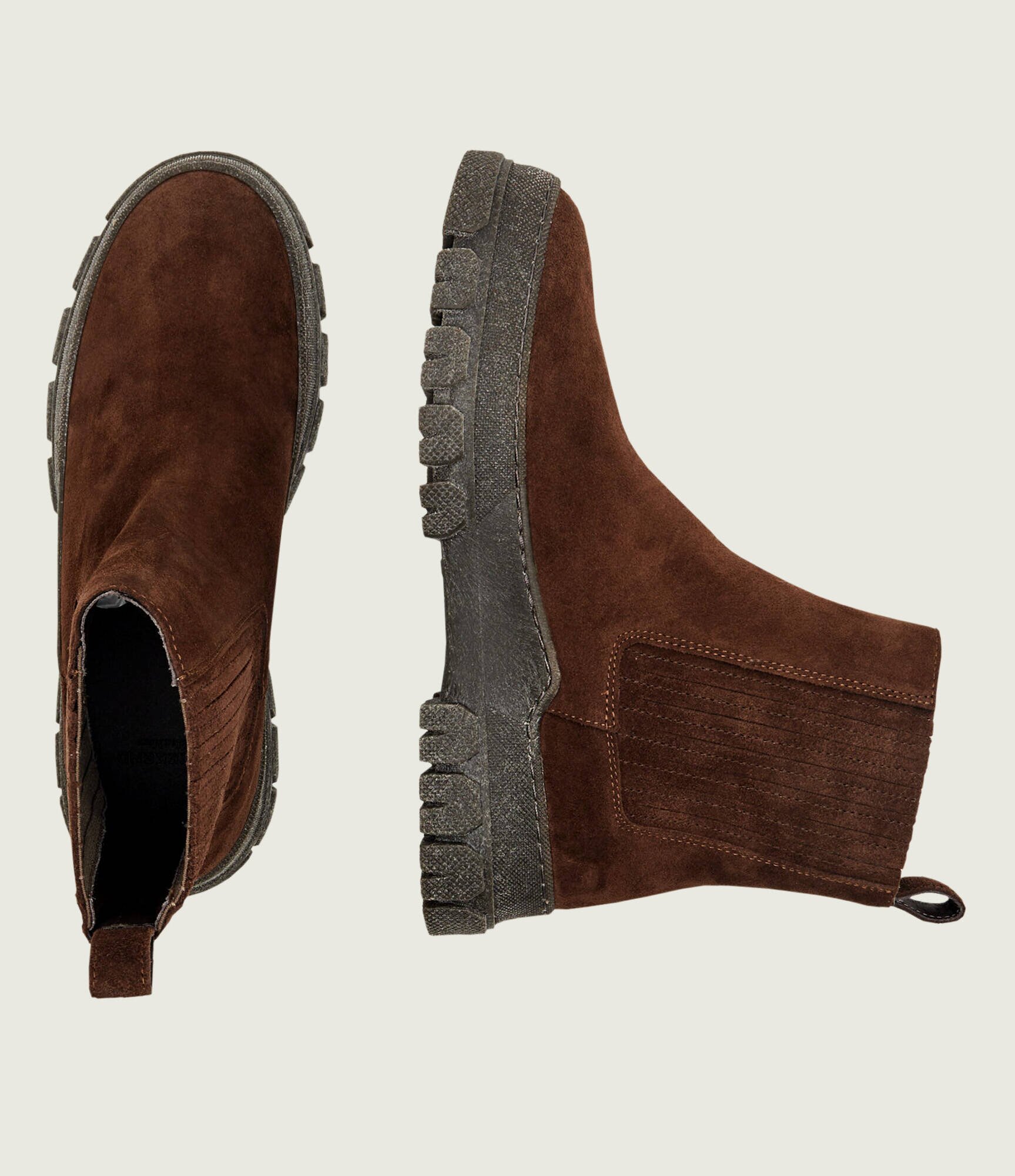 Weekend MaxMara Ghete chelsea Genepi | piele întoarsă