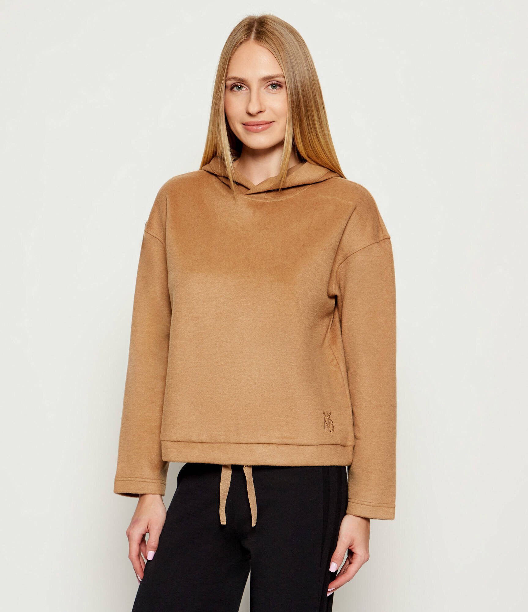 Weekend MaxMara Hanorac Oscuri | regular fit cu adaos de lână