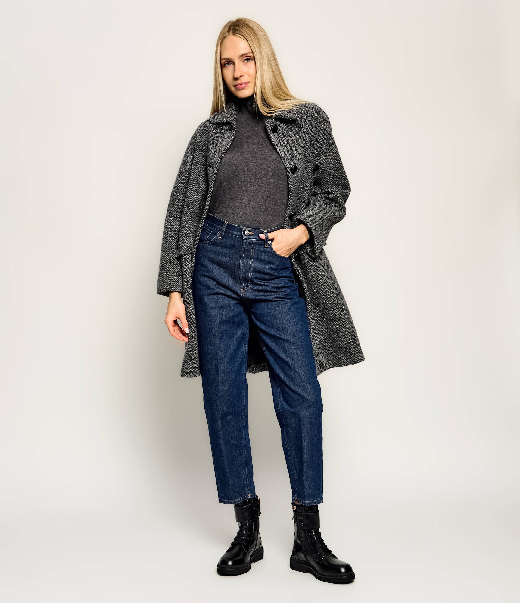 Weekend MaxMara Maletă Wkdkiku | regular fit | cu adaos de mătase și lână