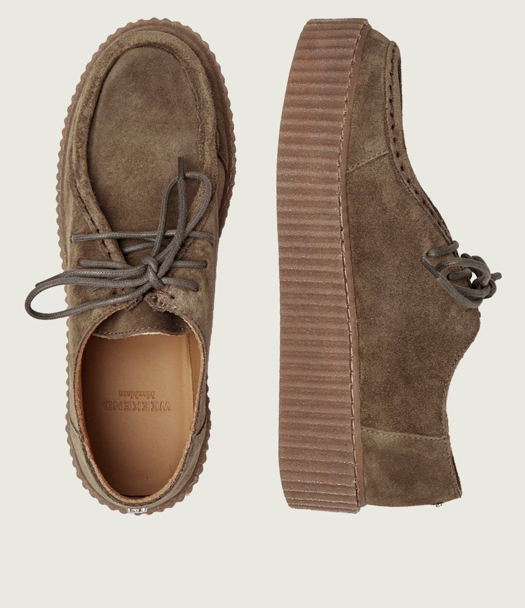 Weekend MaxMara Mocasini Kapok | piele întoarsă