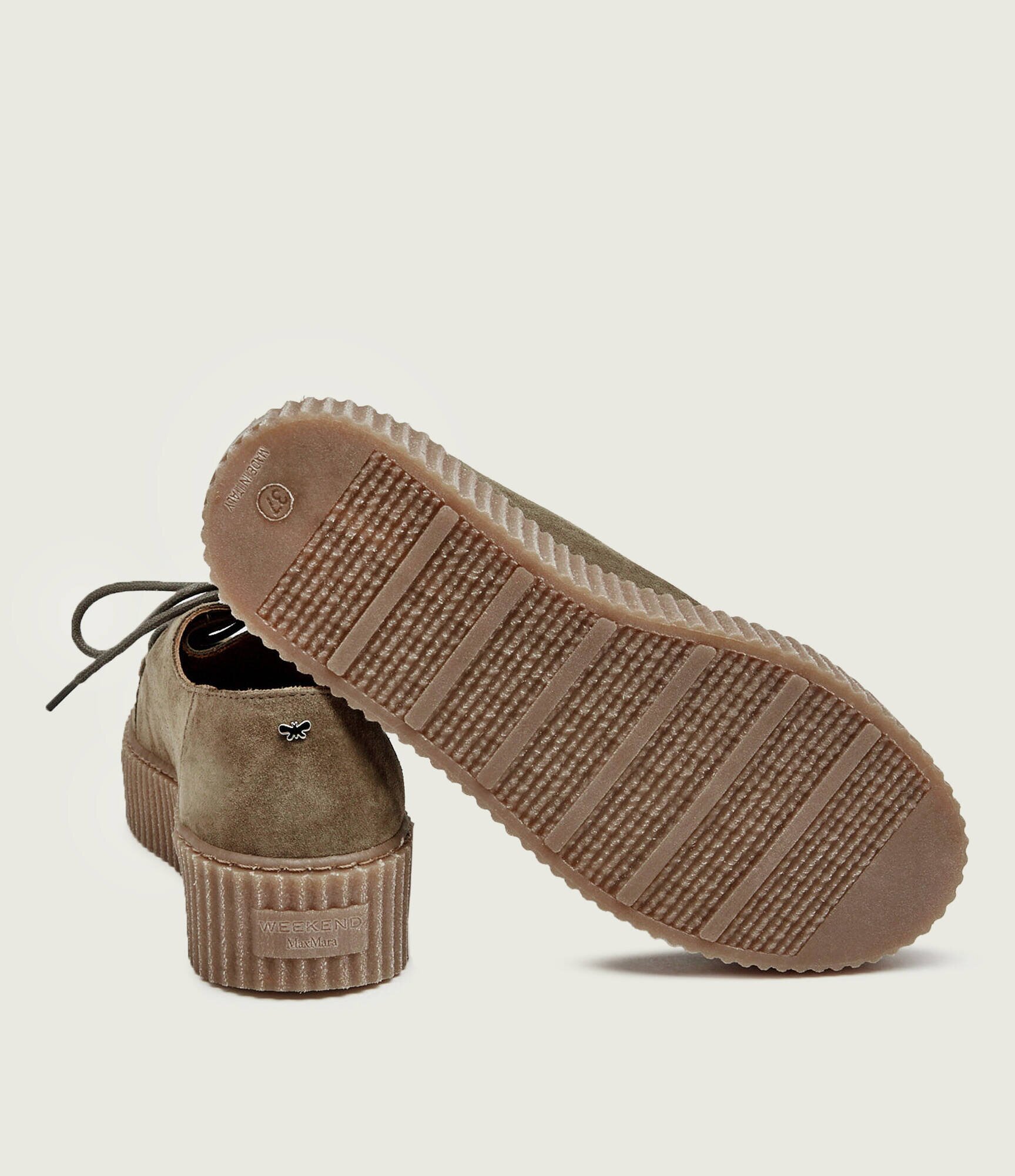 Weekend MaxMara Mocasini Kapok | piele întoarsă
