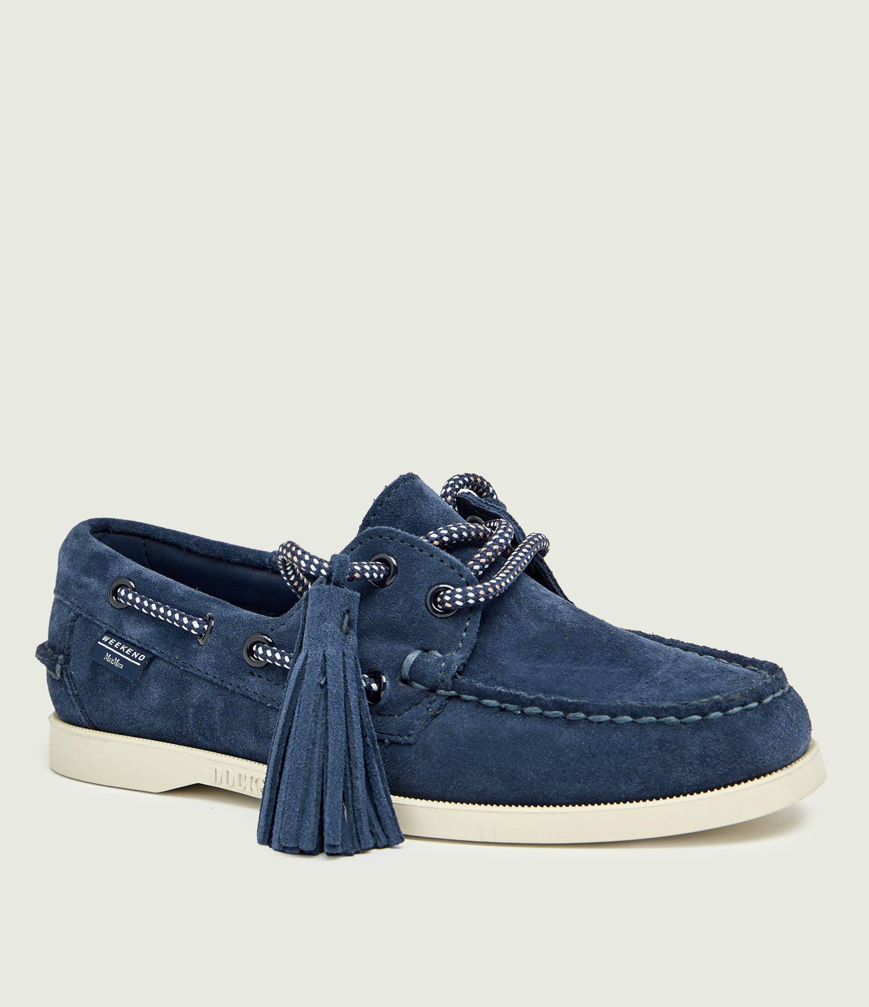Weekend MaxMara Mocasini WKADOCKSIDE | piele întoarsă