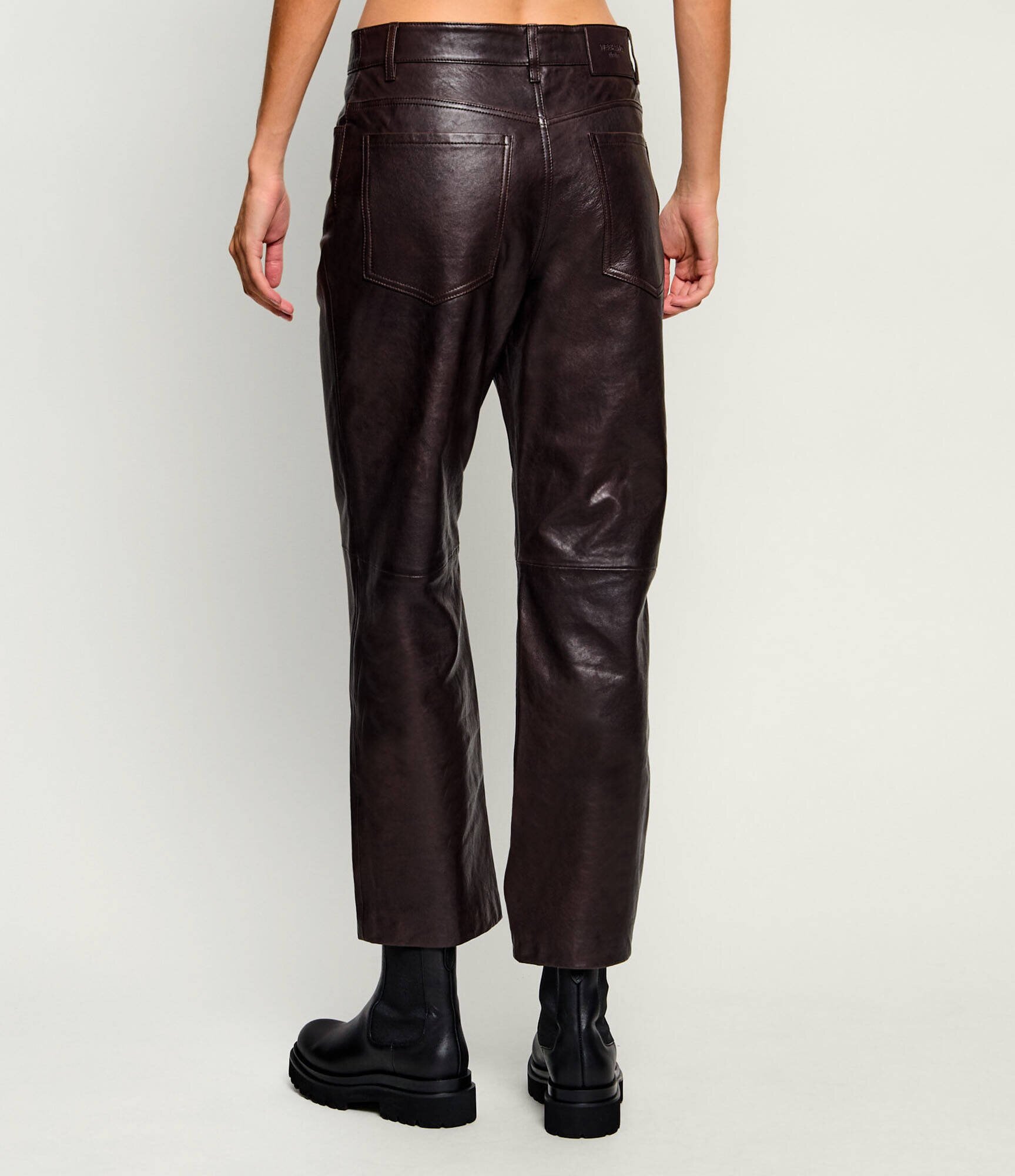 Weekend MaxMara Pantaloni de piele Wkddeserto | regular fit