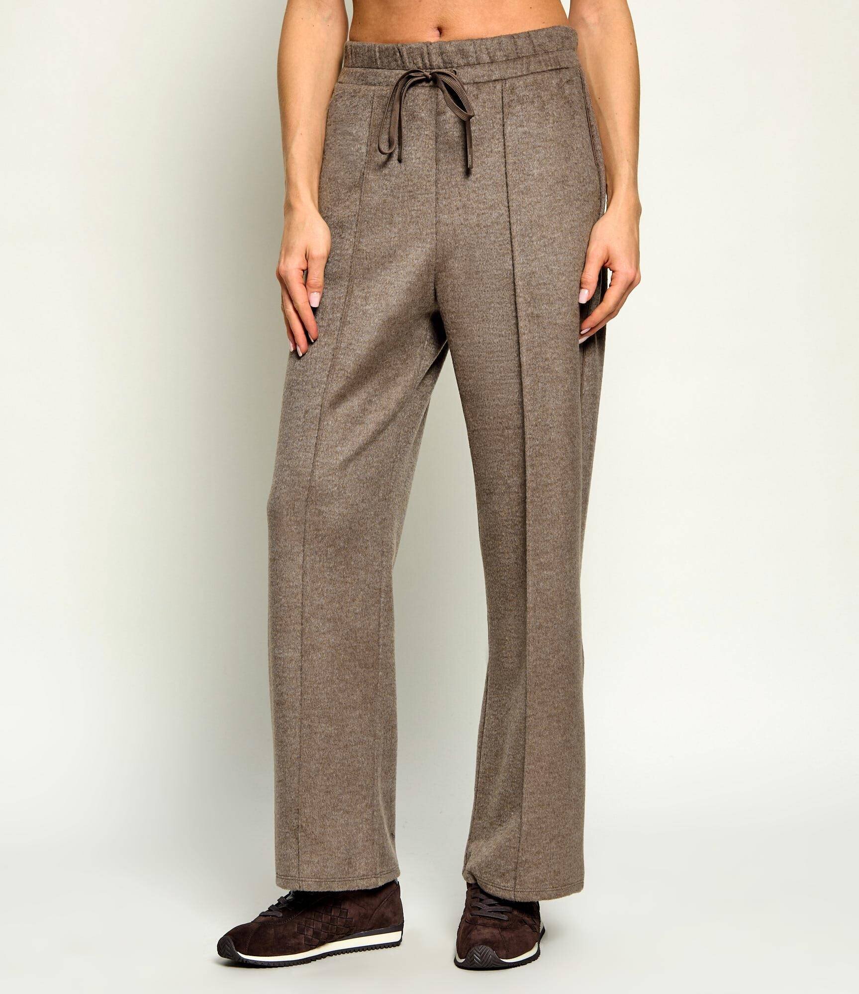 Weekend MaxMara Pantaloni de tricot Wkdtenda | regular fit cu adaos de lână