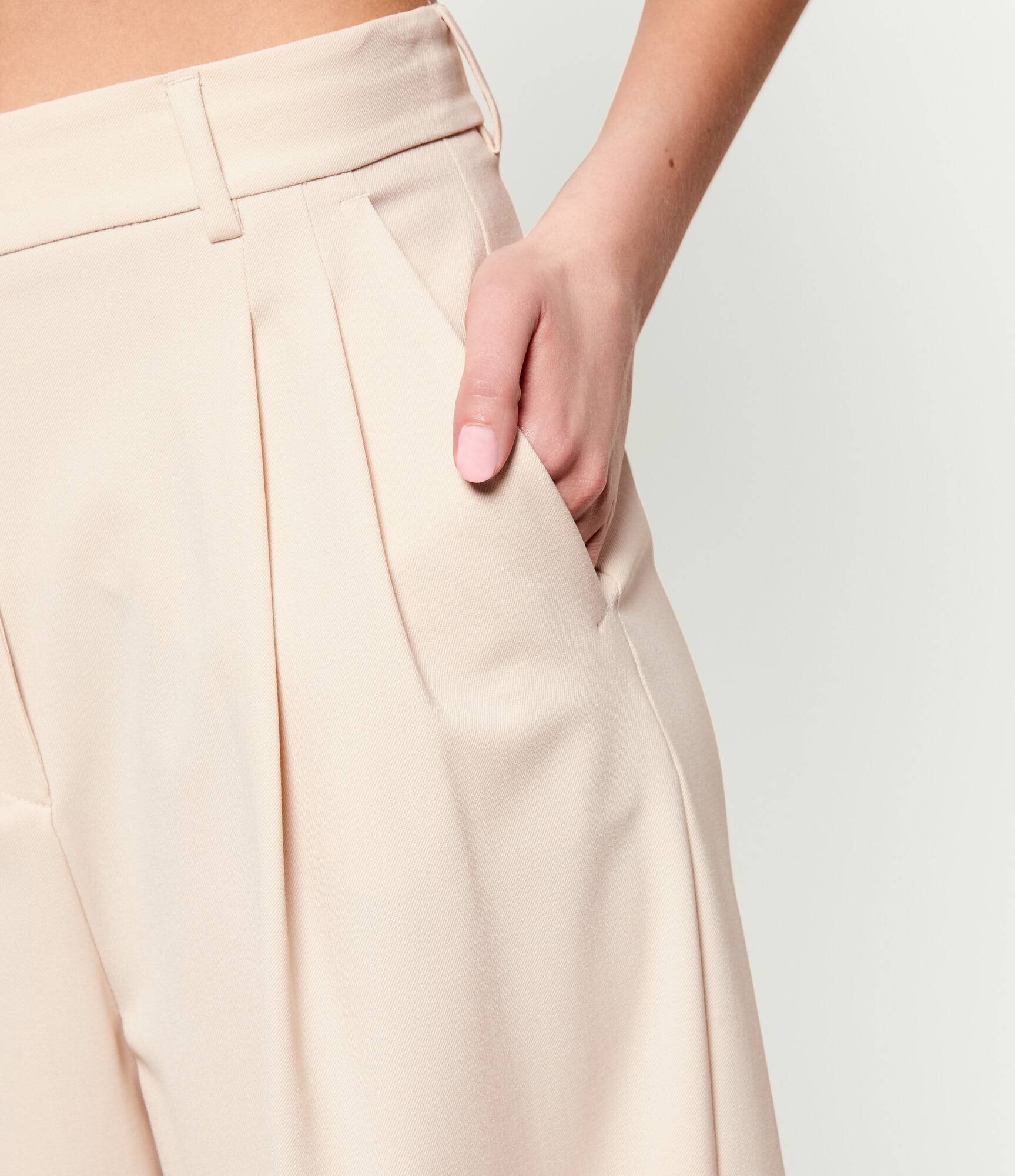 Weekend MaxMara Pantaloni Wkdasta | flare fit cu adaos de lână