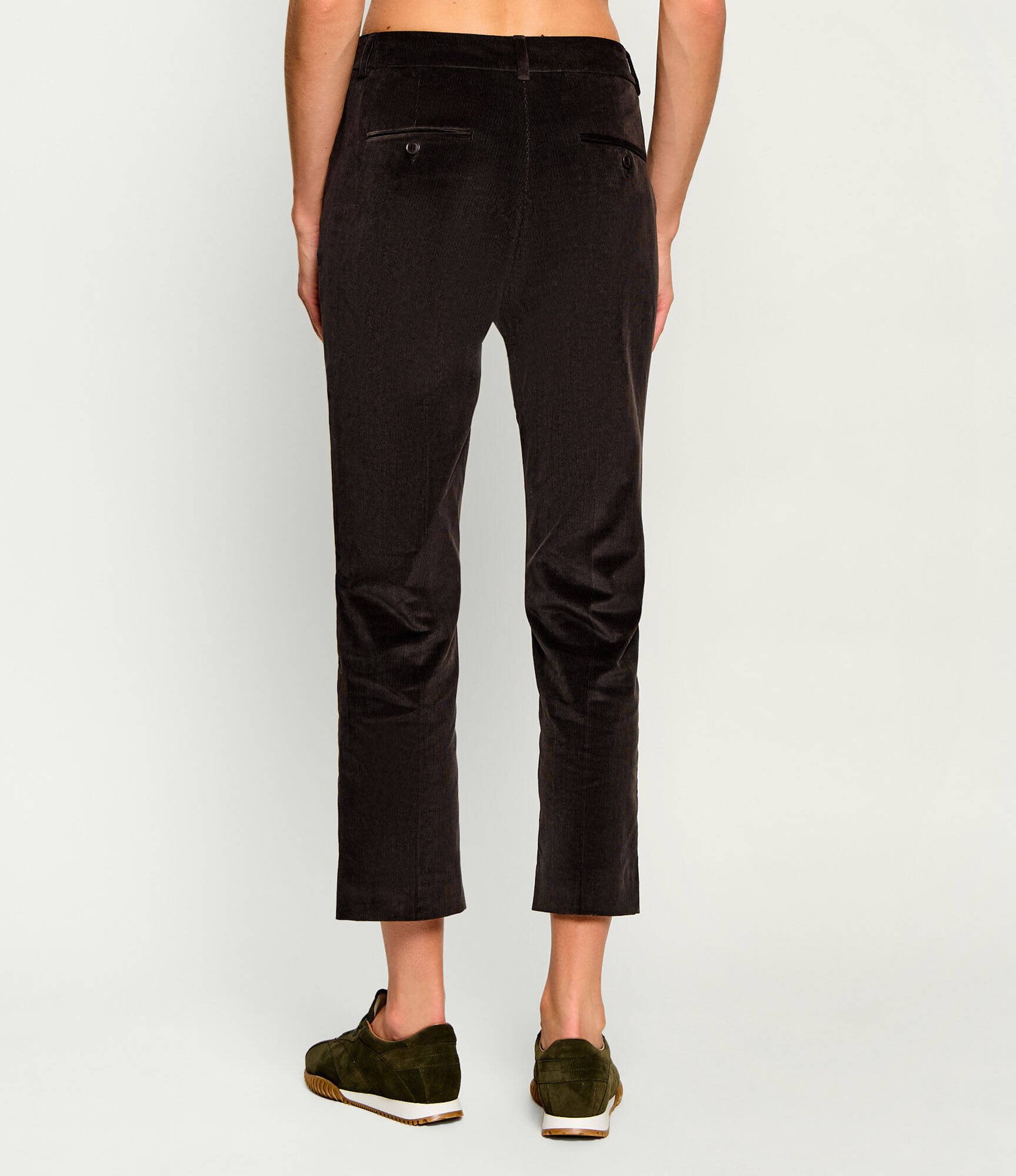 Weekend MaxMara Pantaloni Wkdmarruca | Slim Fit | catifea reiată