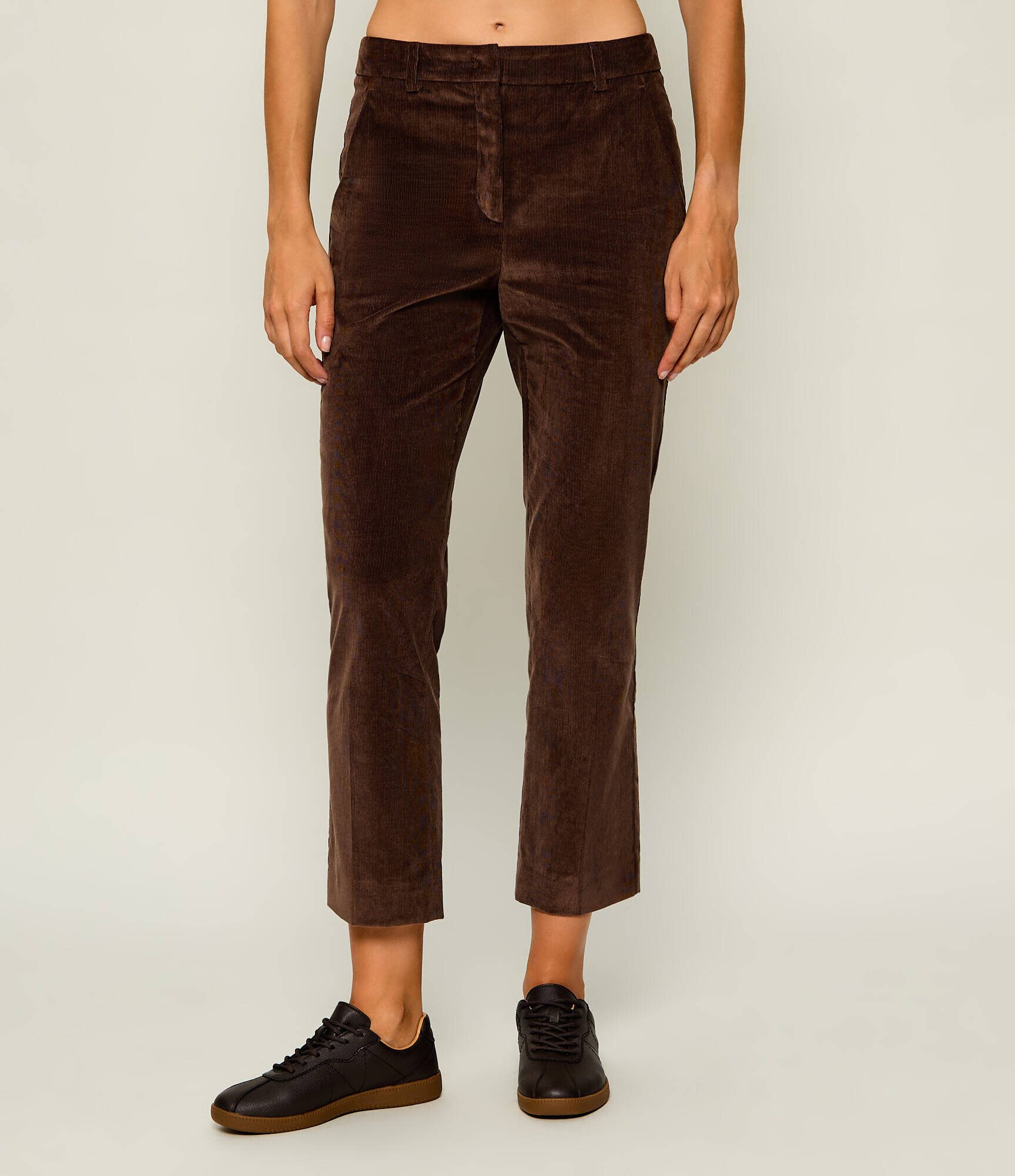Weekend MaxMara Pantaloni Wkdmarruca | Slim Fit | catifea reiată
