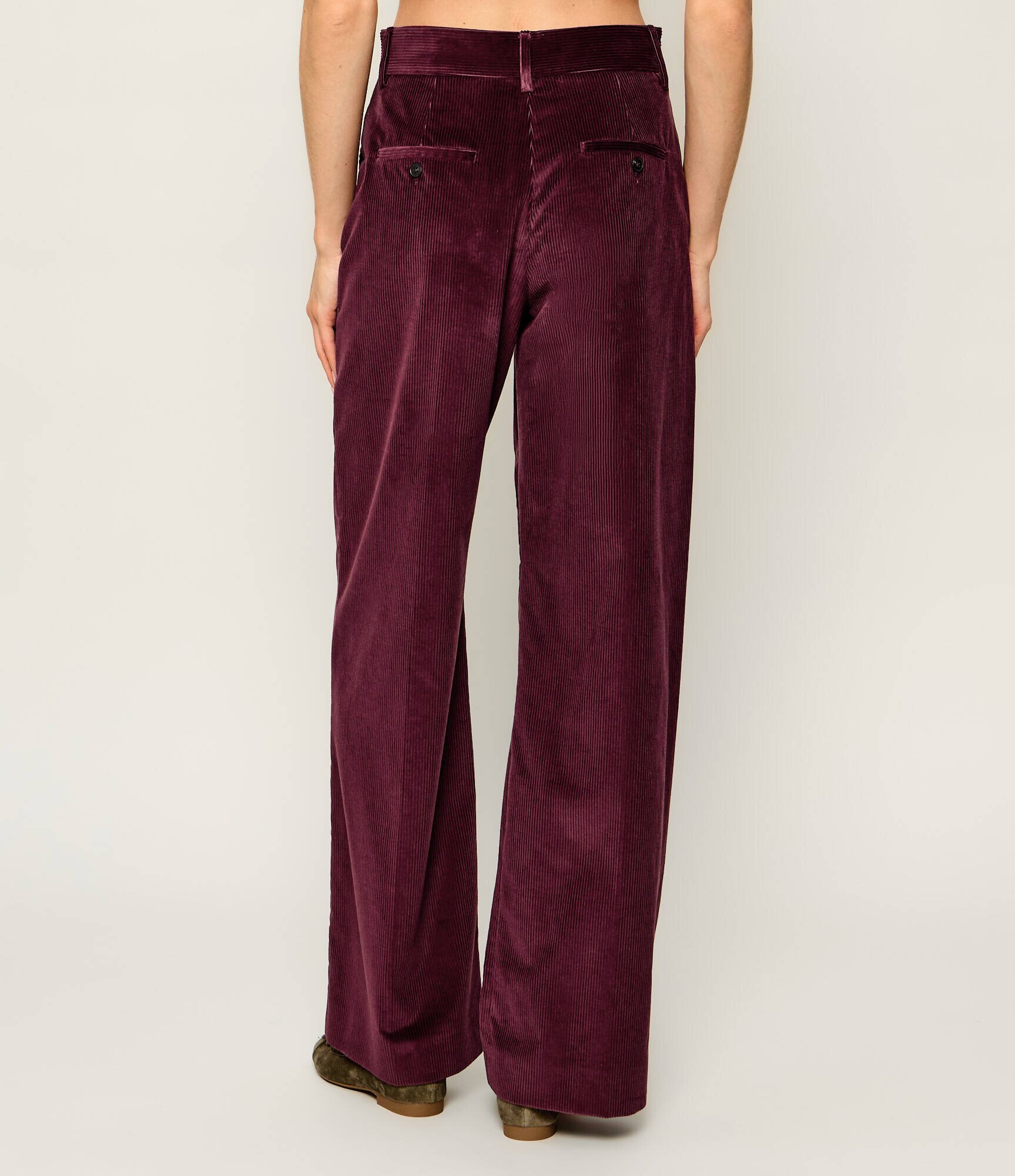 Weekend MaxMara Pantaloni Wkdtania | regular fit | catifea reiată