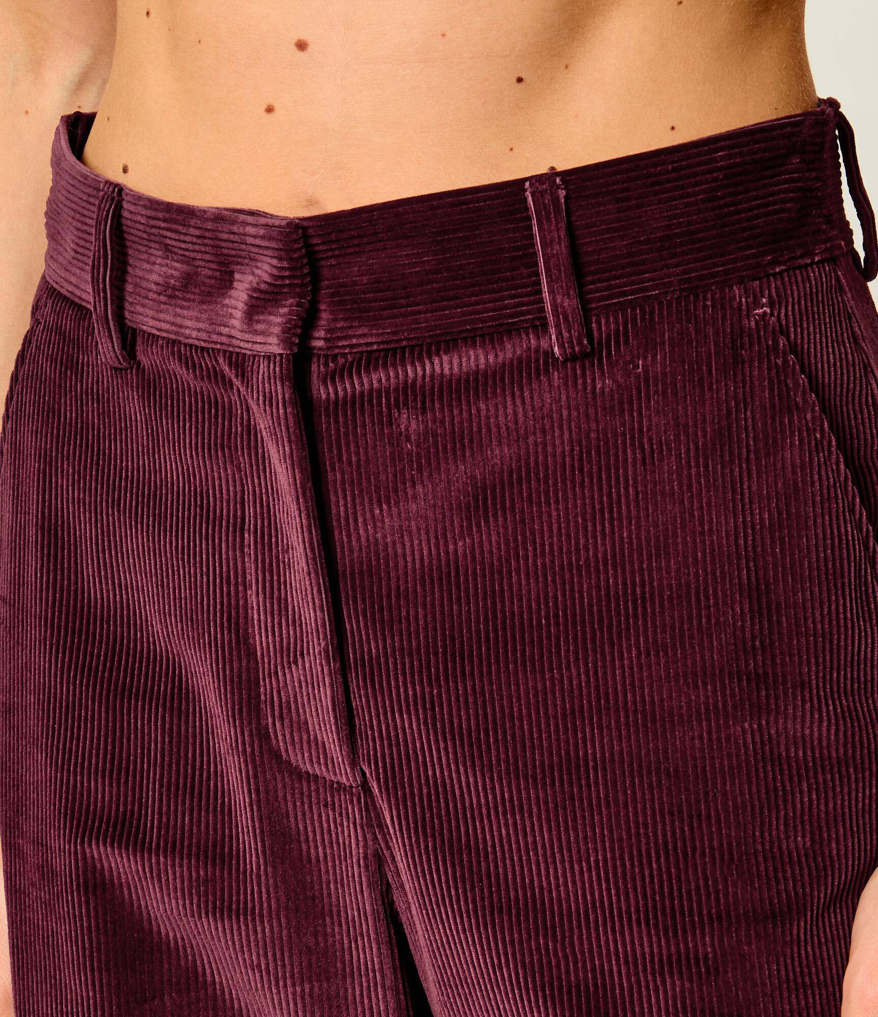 Weekend MaxMara Pantaloni Wkdtania | regular fit | catifea reiată