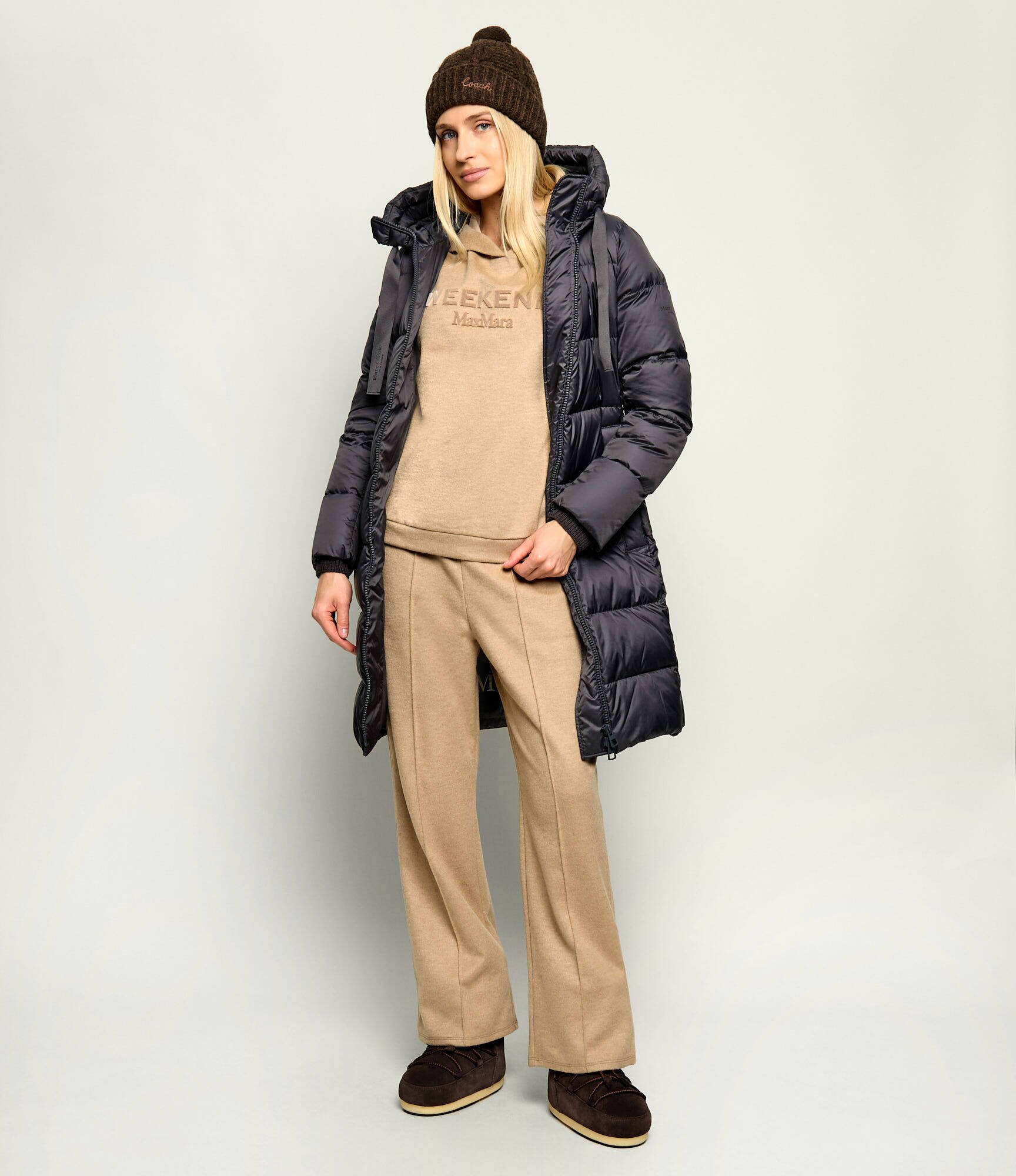Weekend MaxMara Pulover Wkdvetrino | Relaxed fit cu adaos de lână