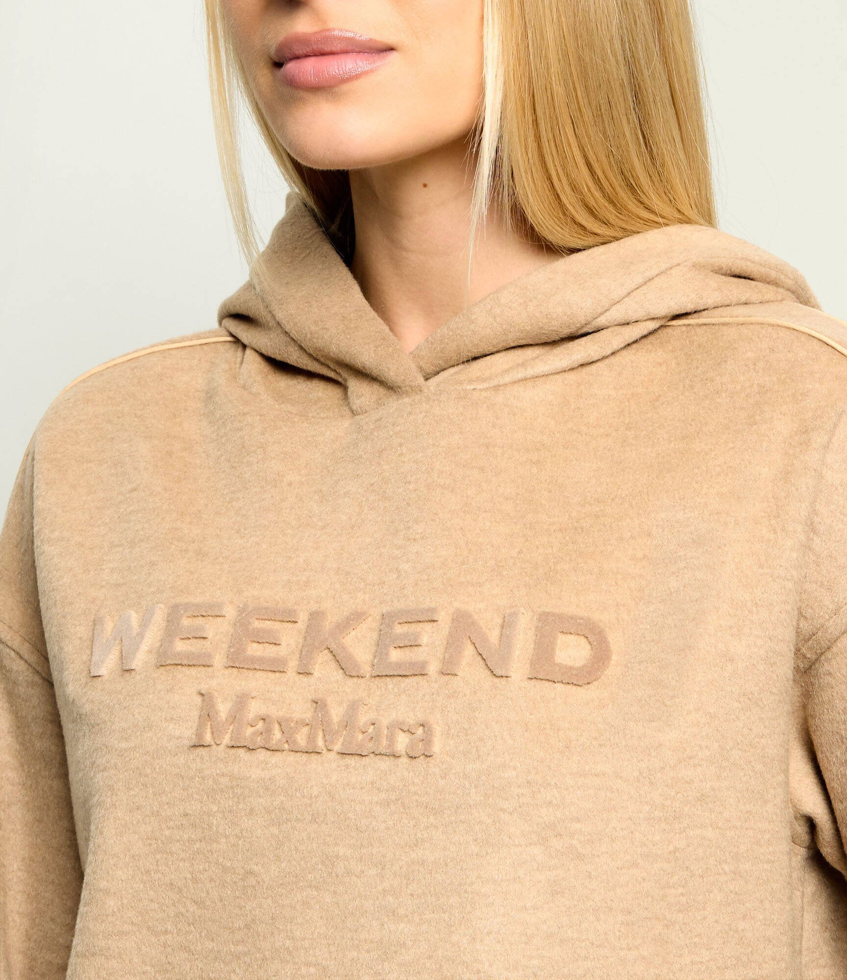 Weekend MaxMara Pulover Wkdvetrino | Relaxed fit cu adaos de lână