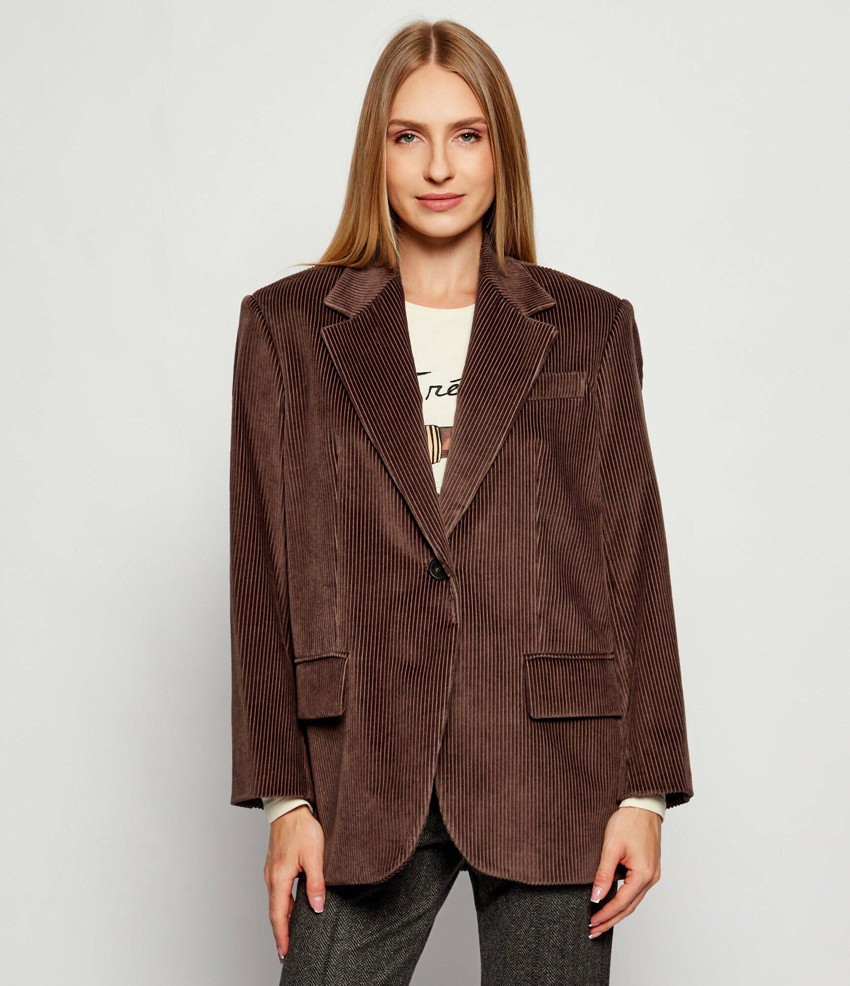 Weekend MaxMara Sacou FORMIA | Oversize fit | catifea reiată