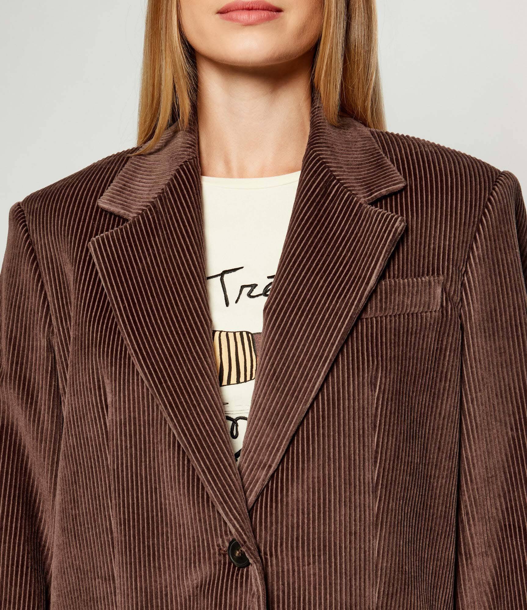 Weekend MaxMara Sacou FORMIA | Oversize fit | catifea reiată