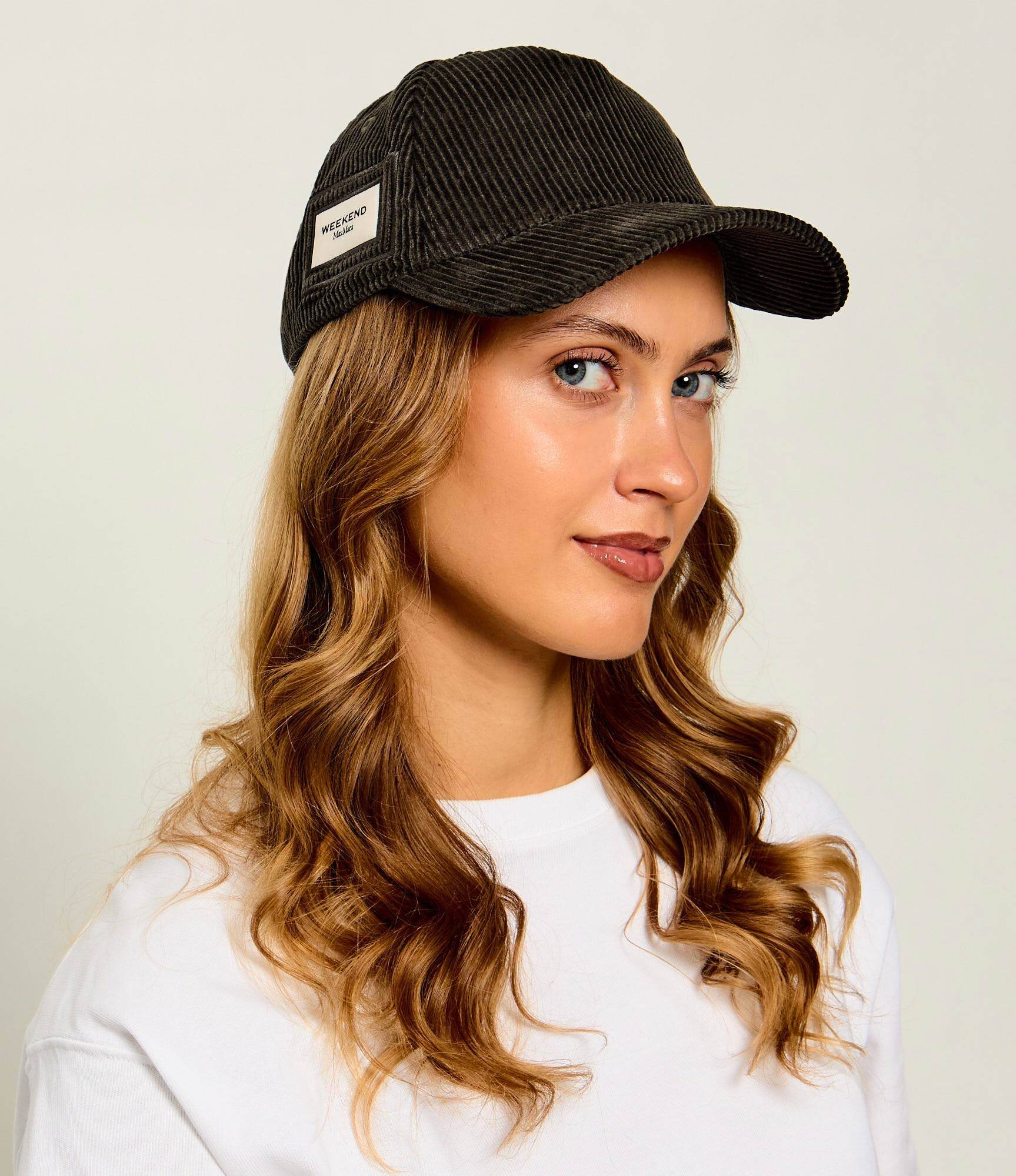 Weekend MaxMara Șapcă baseball Wkaragno | catifea reiată