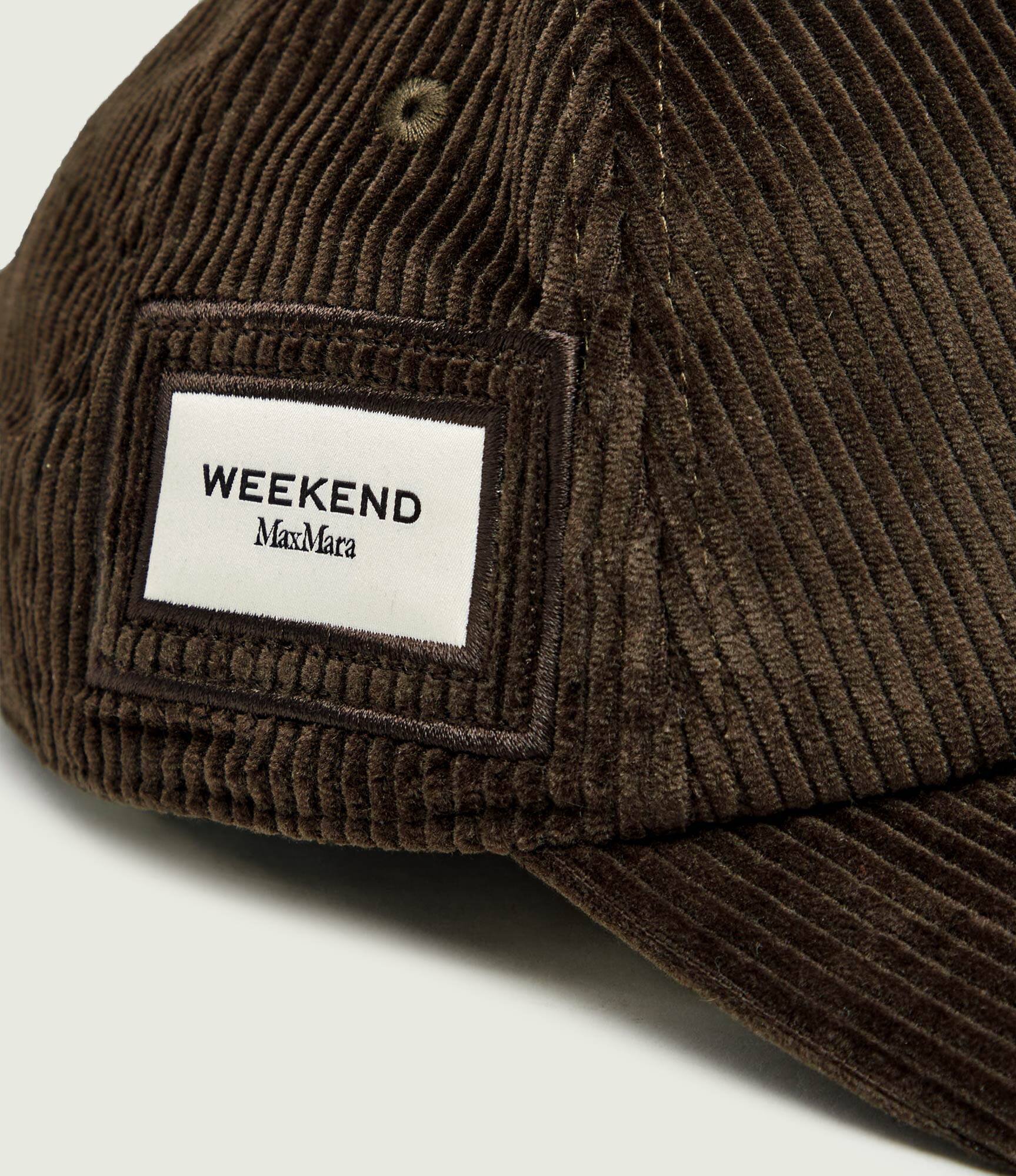 Weekend MaxMara Șapcă baseball Wkaragno | catifea reiată
