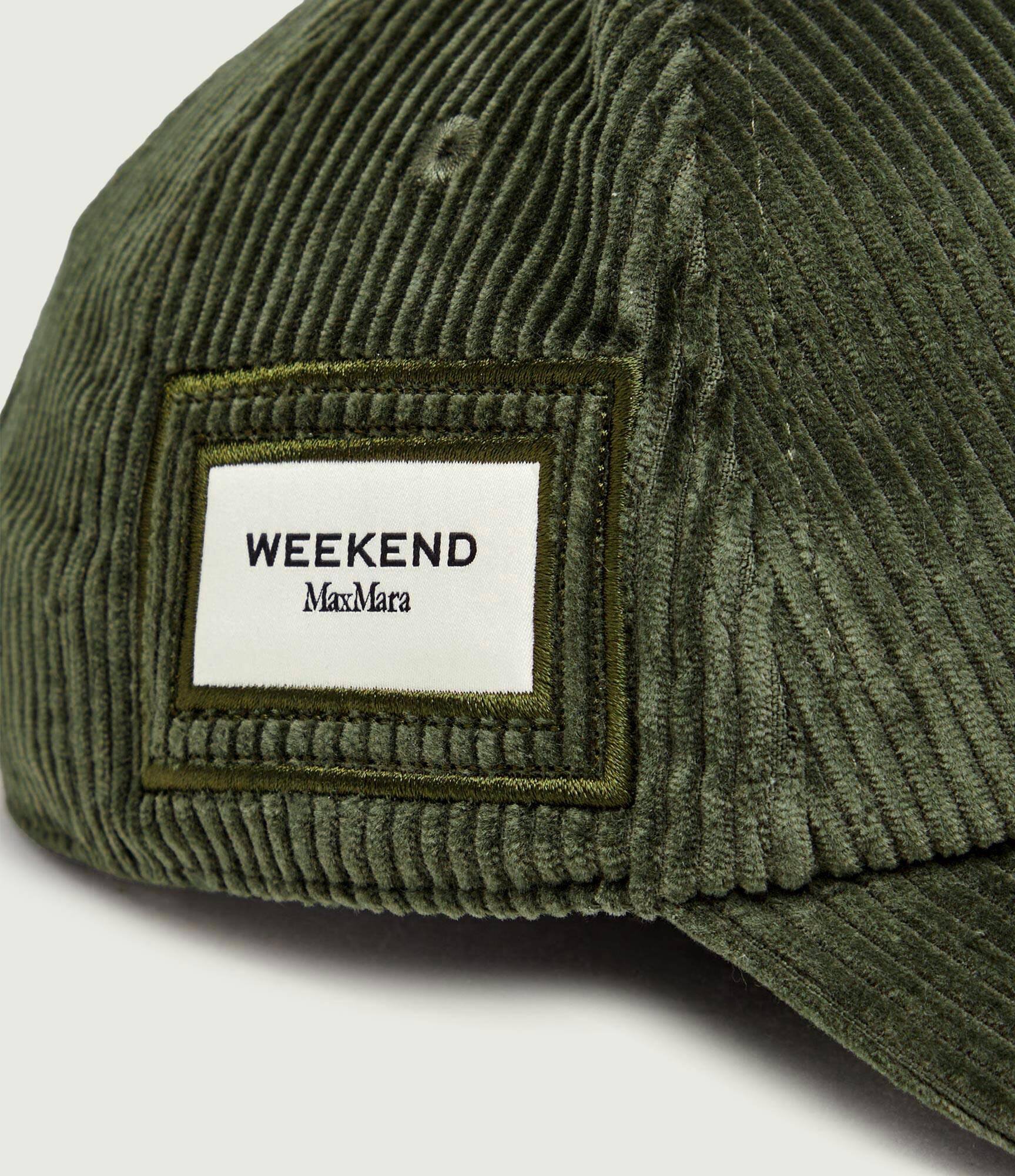 Weekend MaxMara Șapcă baseball Wkaragno | catifea reiată