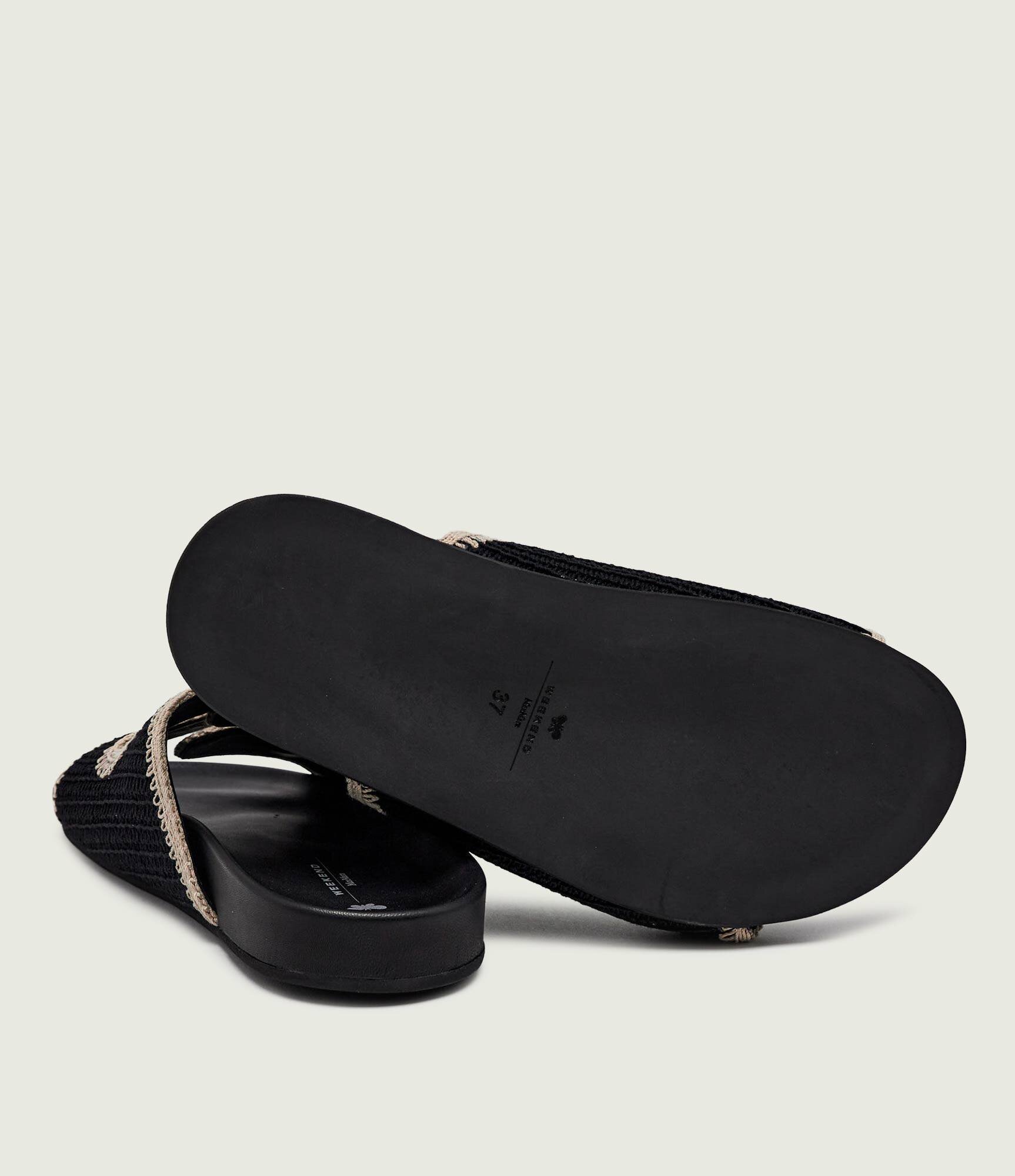 Weekend MaxMara Șlapi WKABONITO cu adaos de piele
