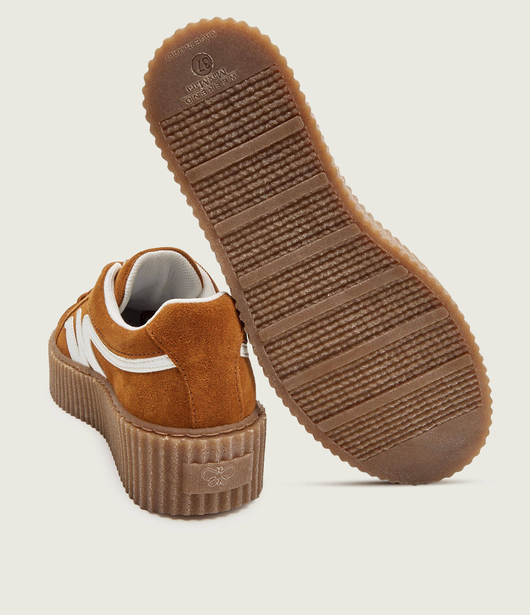 Weekend MaxMara Sneakers WKAAGILE | piele întoarsă