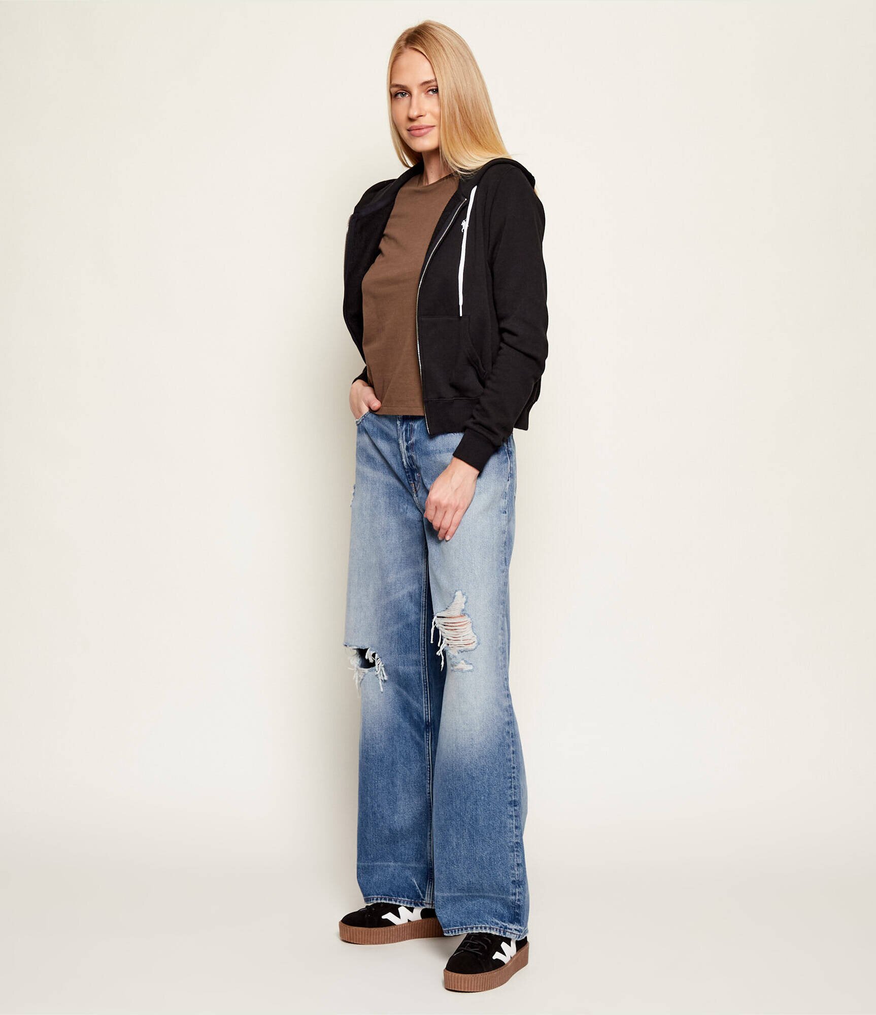 Weekend MaxMara Sneakers WKAAGILE | piele întoarsă