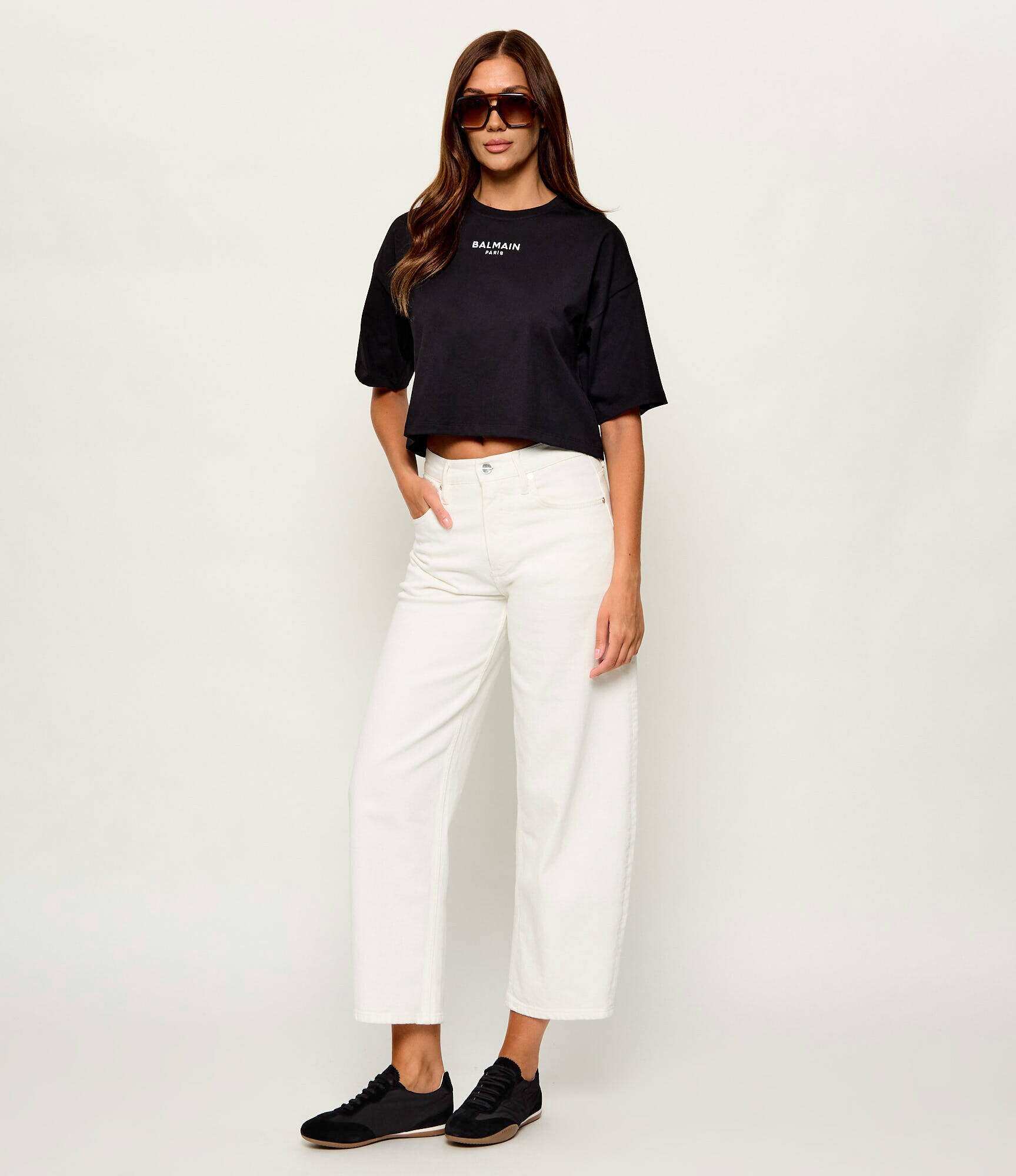Weekend MaxMara Sneakers WKALANCIA | piele întoarsă