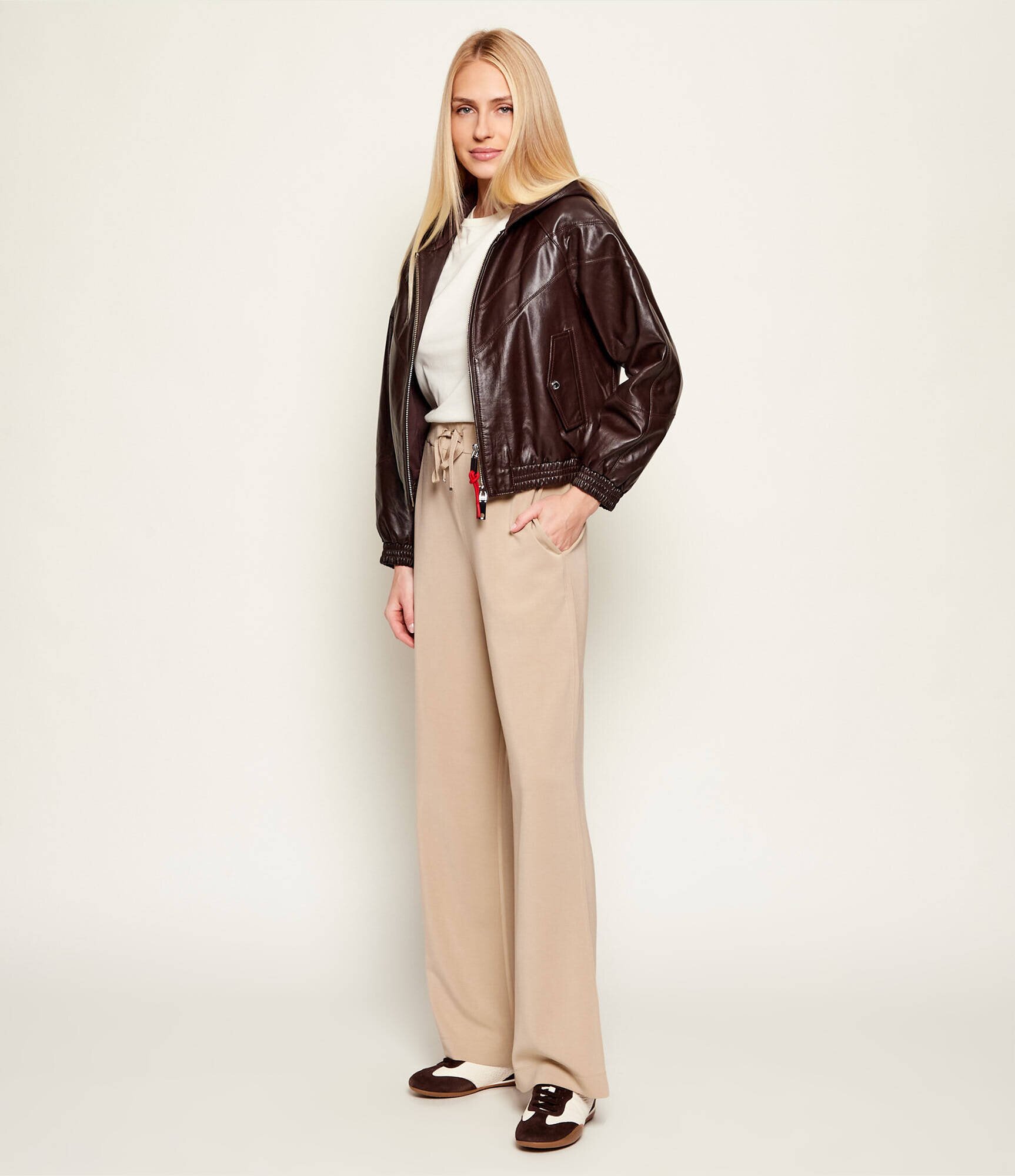 Weekend MaxMara Sneakers WKALANCIA | piele | piele întoarsă