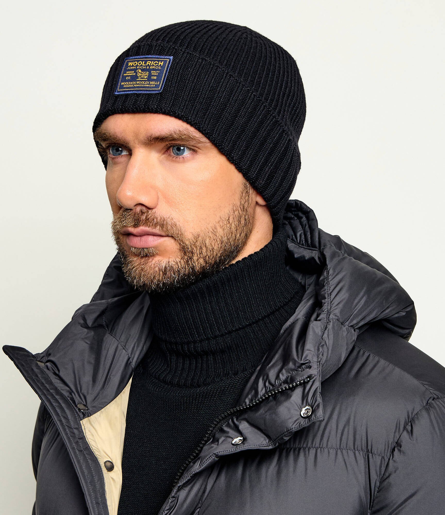 Woolrich De lână căciulă Legacy Patch