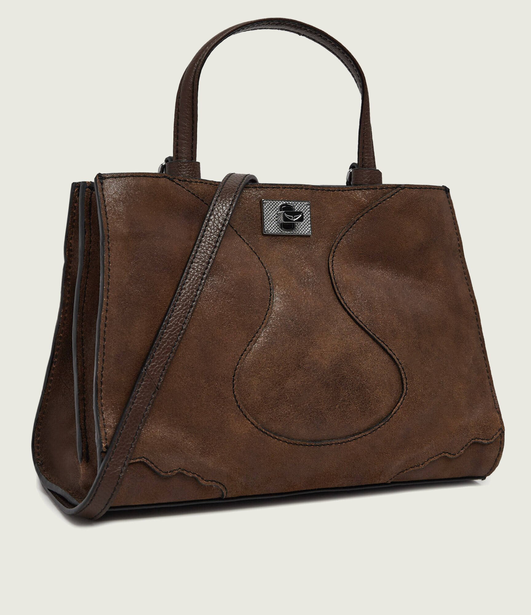 Zadig & Voltaire Cufăr Jack Nano | piele întoarsă