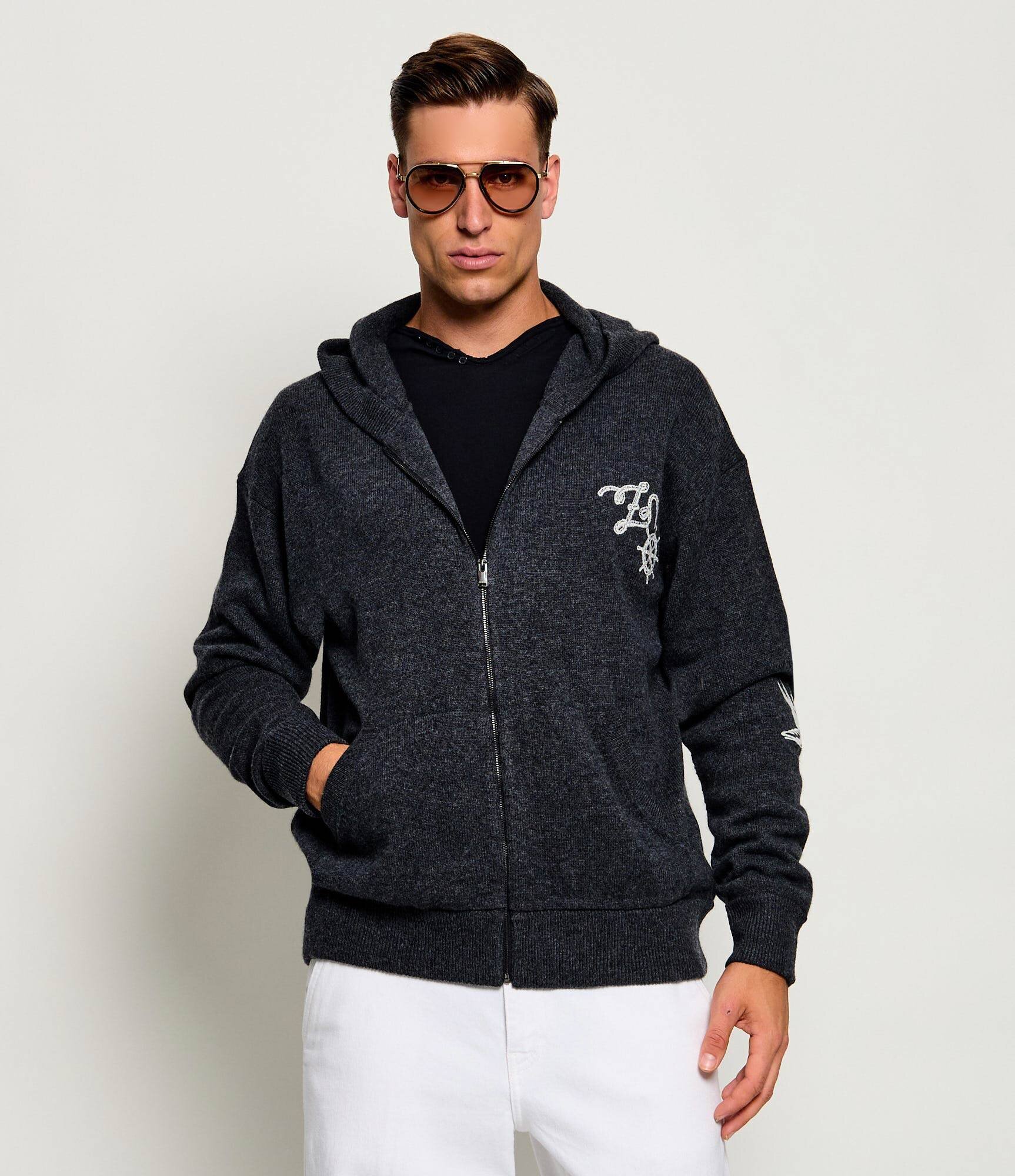 Zadig & Voltaire De lână pulover Camillo | Relaxed fit cu adaos de cașmir