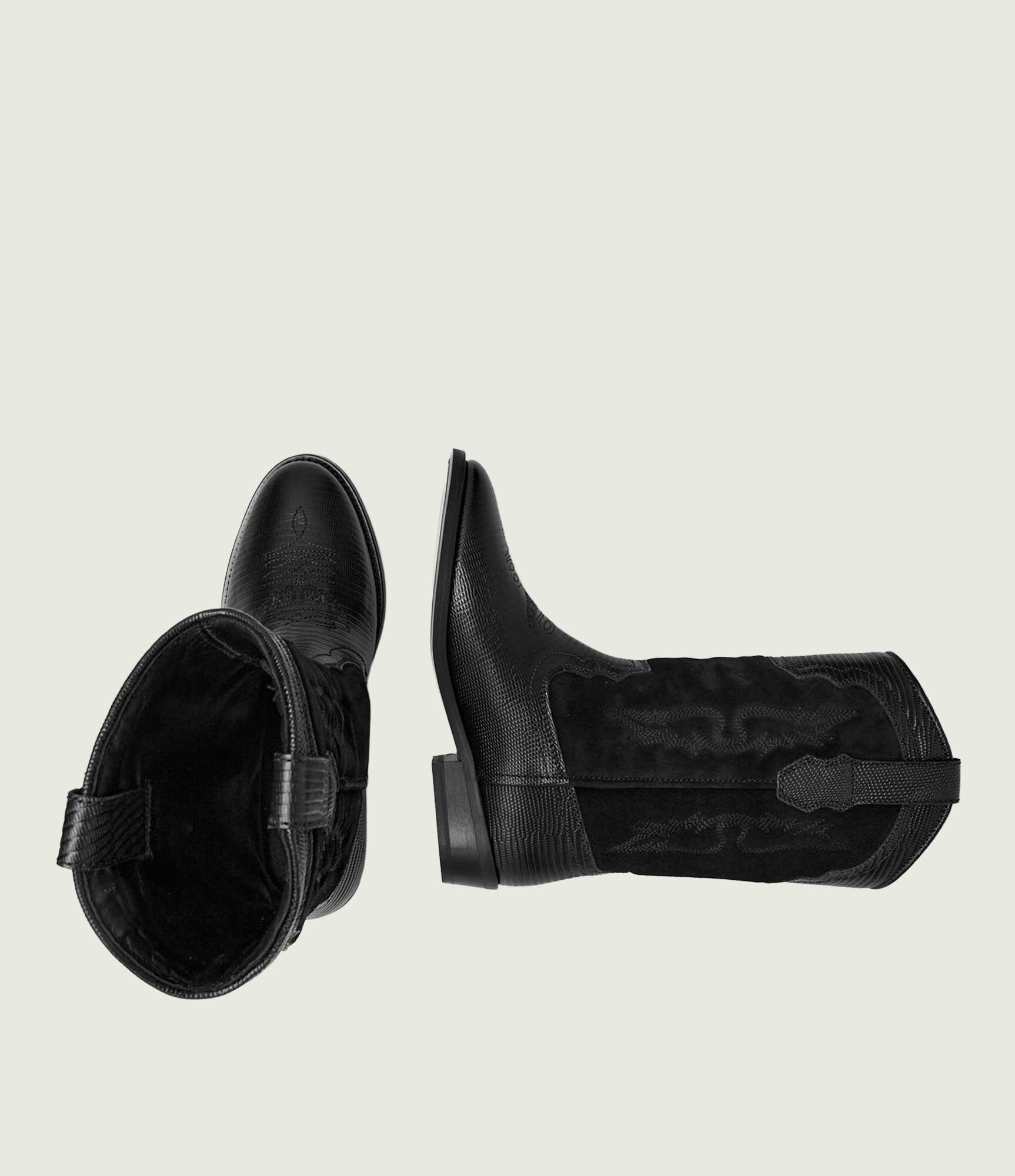 Zadig & Voltaire De piele cizme cowboy Western Wild | piele întoarsă