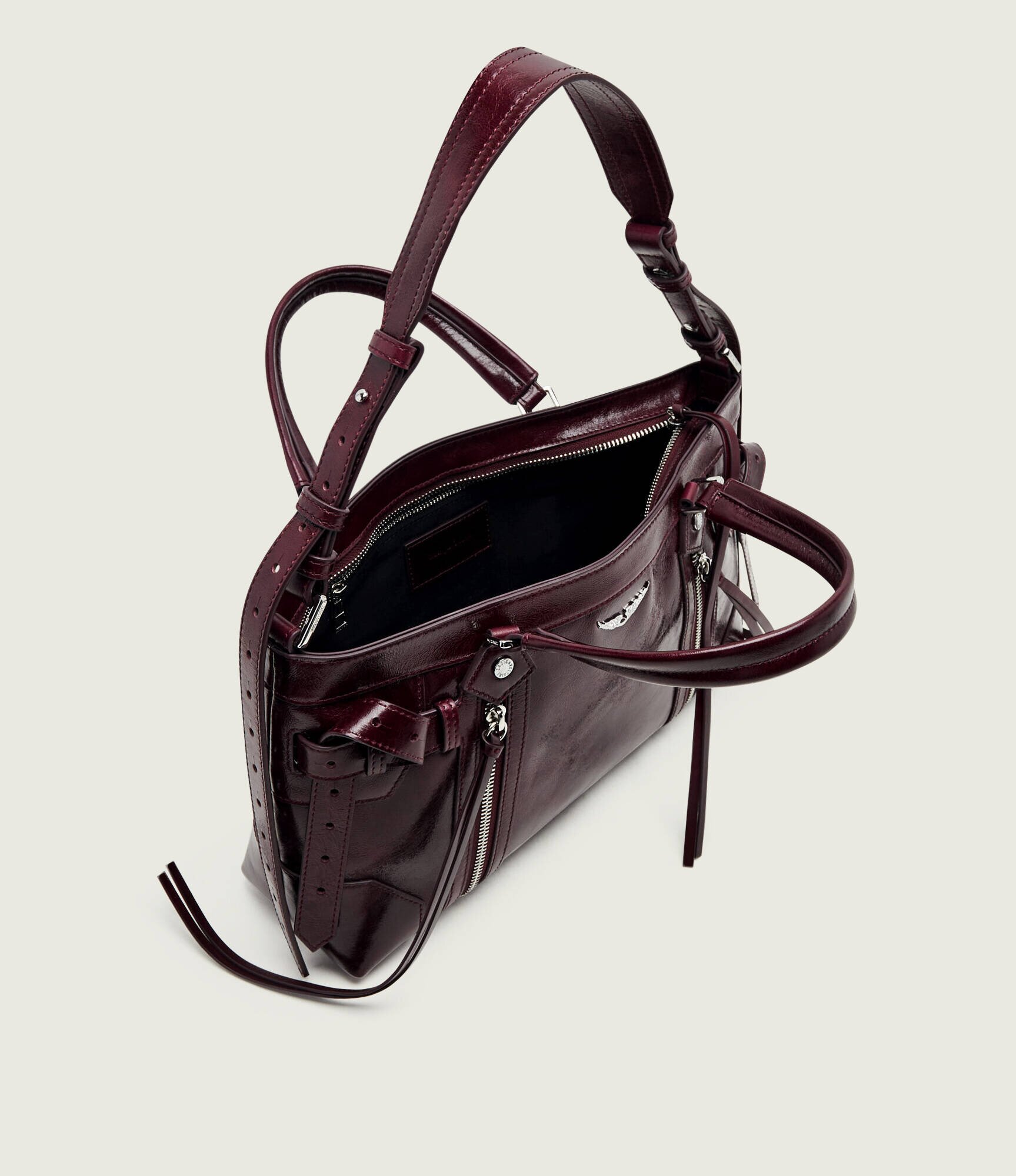Zadig & Voltaire De piele cufăr Madison Small Vintage
