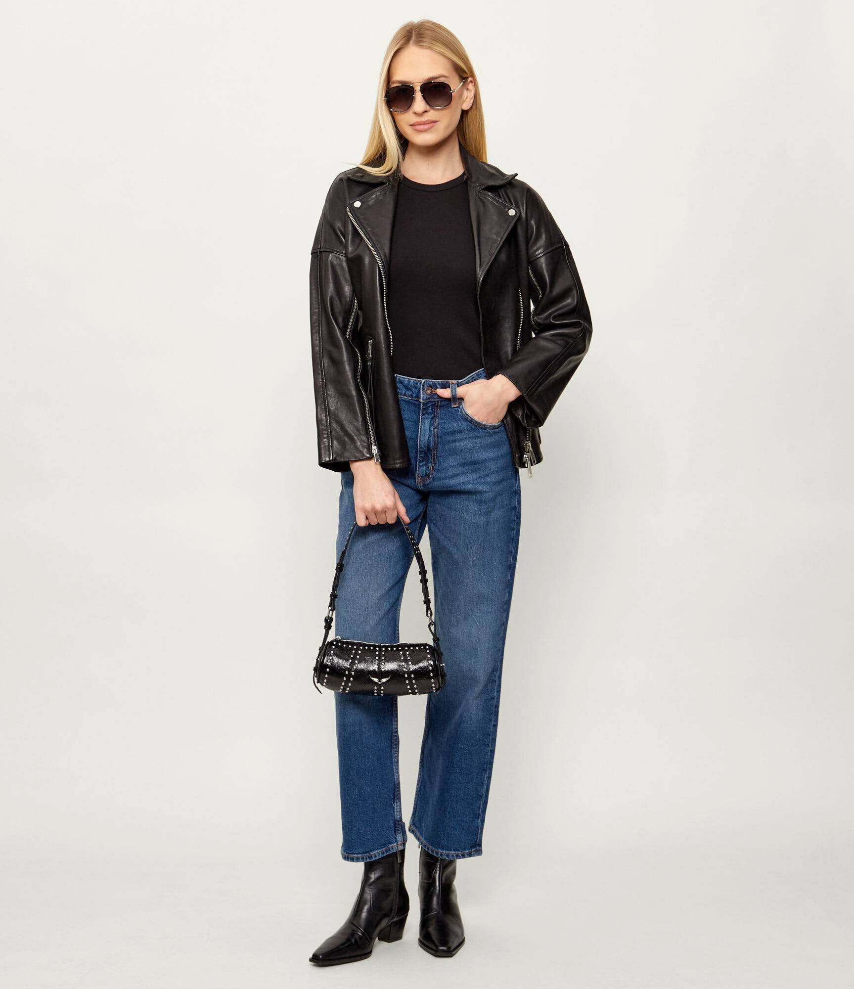 Zadig & Voltaire De piele geantă pe umăr Le Roudoudou